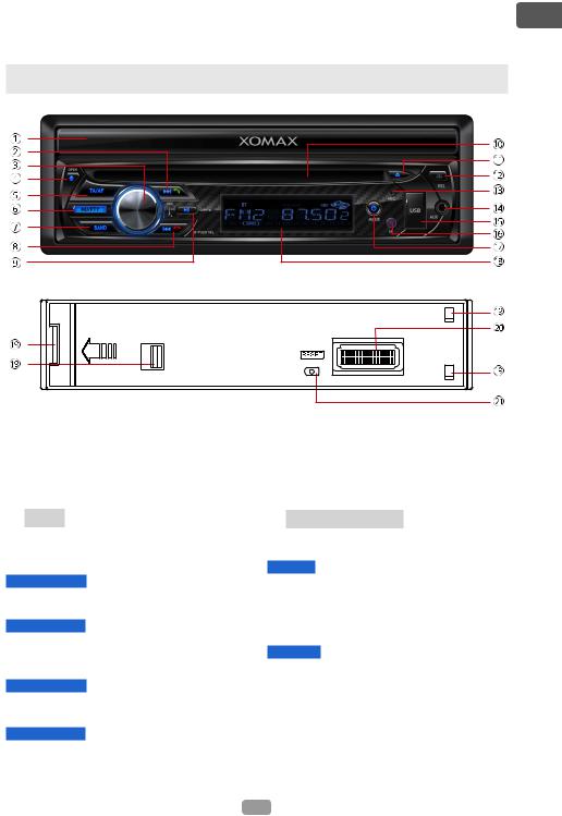 Xomax XM-D750 operation manual