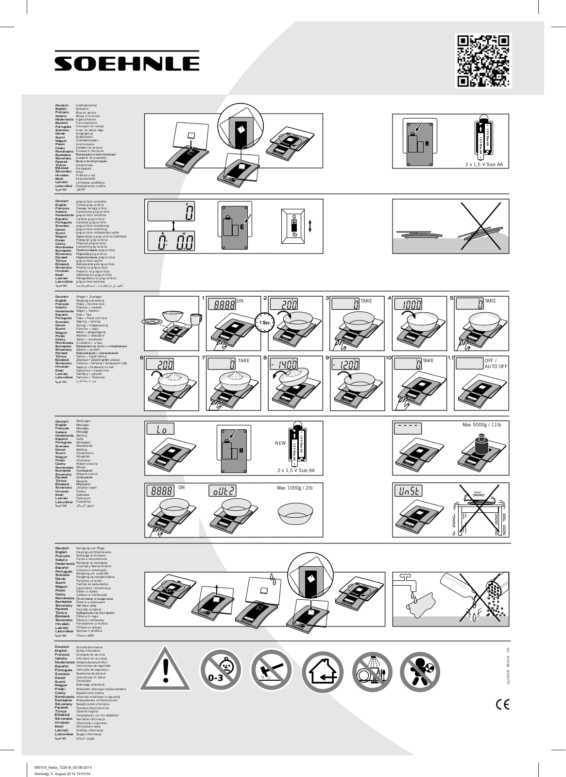 SOEHNLE 65106 Instruction Manual