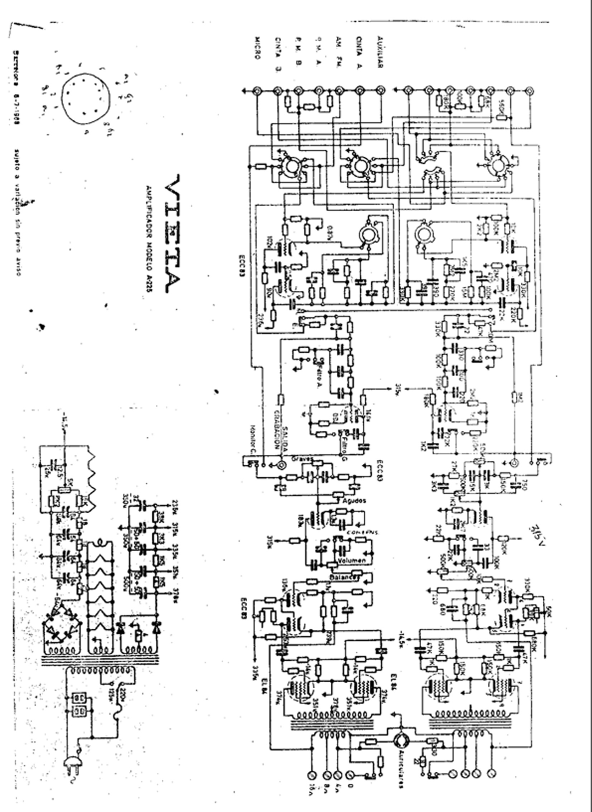 Vieta Acutres 225 Schematic - ManualMachine.com
