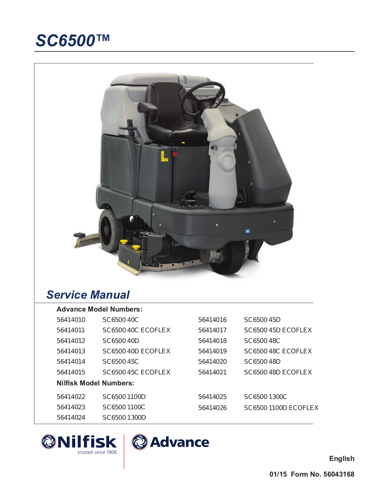NILFISK SC6500 1100C Service Manual