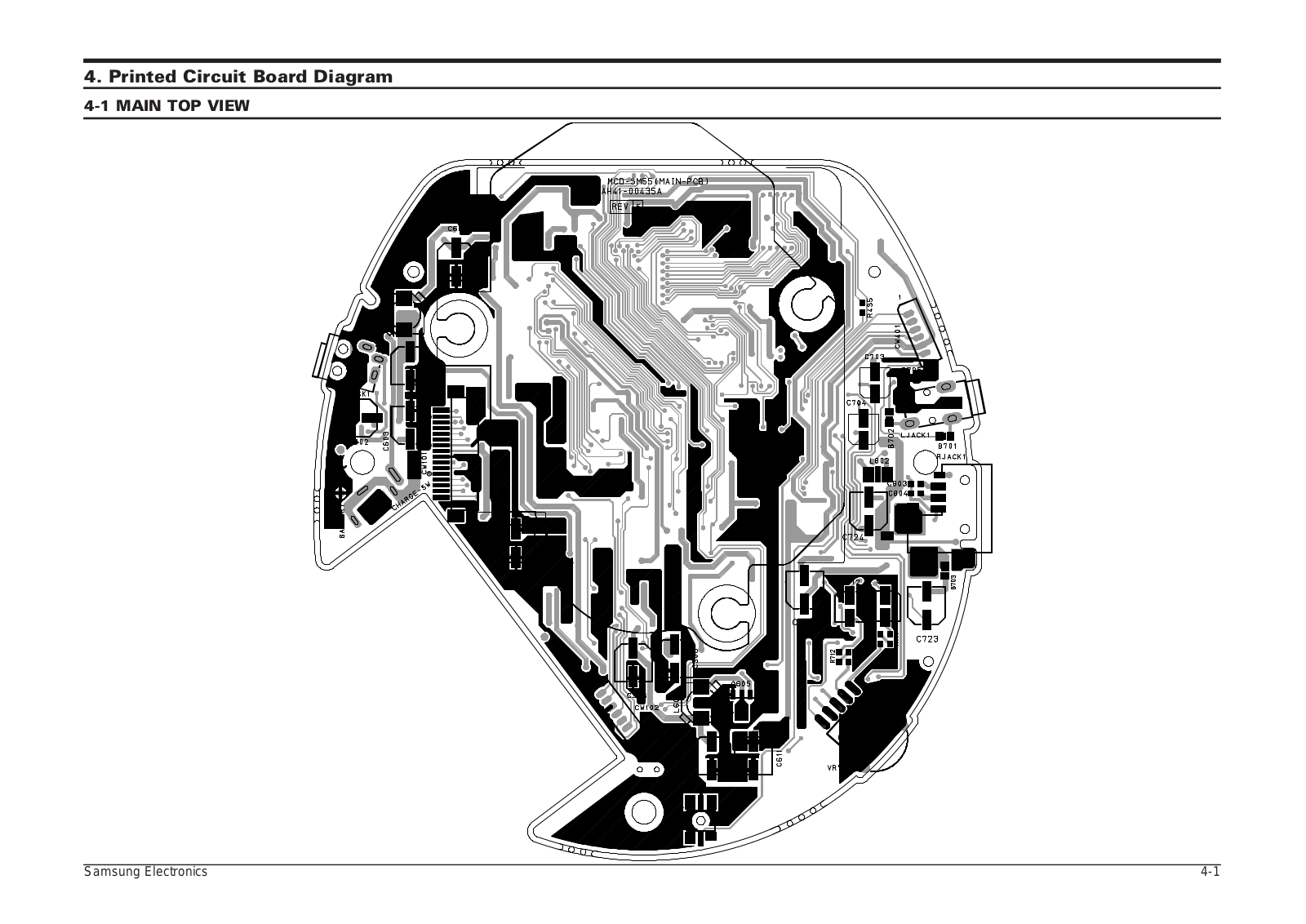 SAMSUNG MCDSF75QH_XFO Schematic PCB Diagram