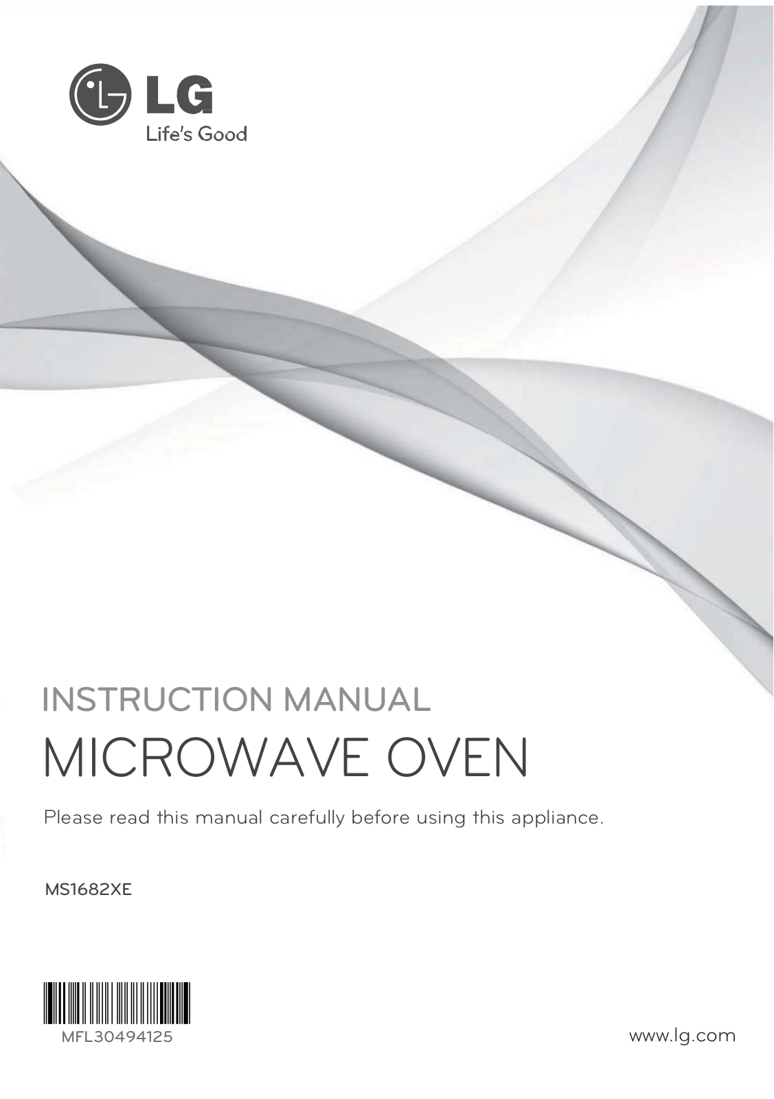 LG MS1682XE Owner's Manual