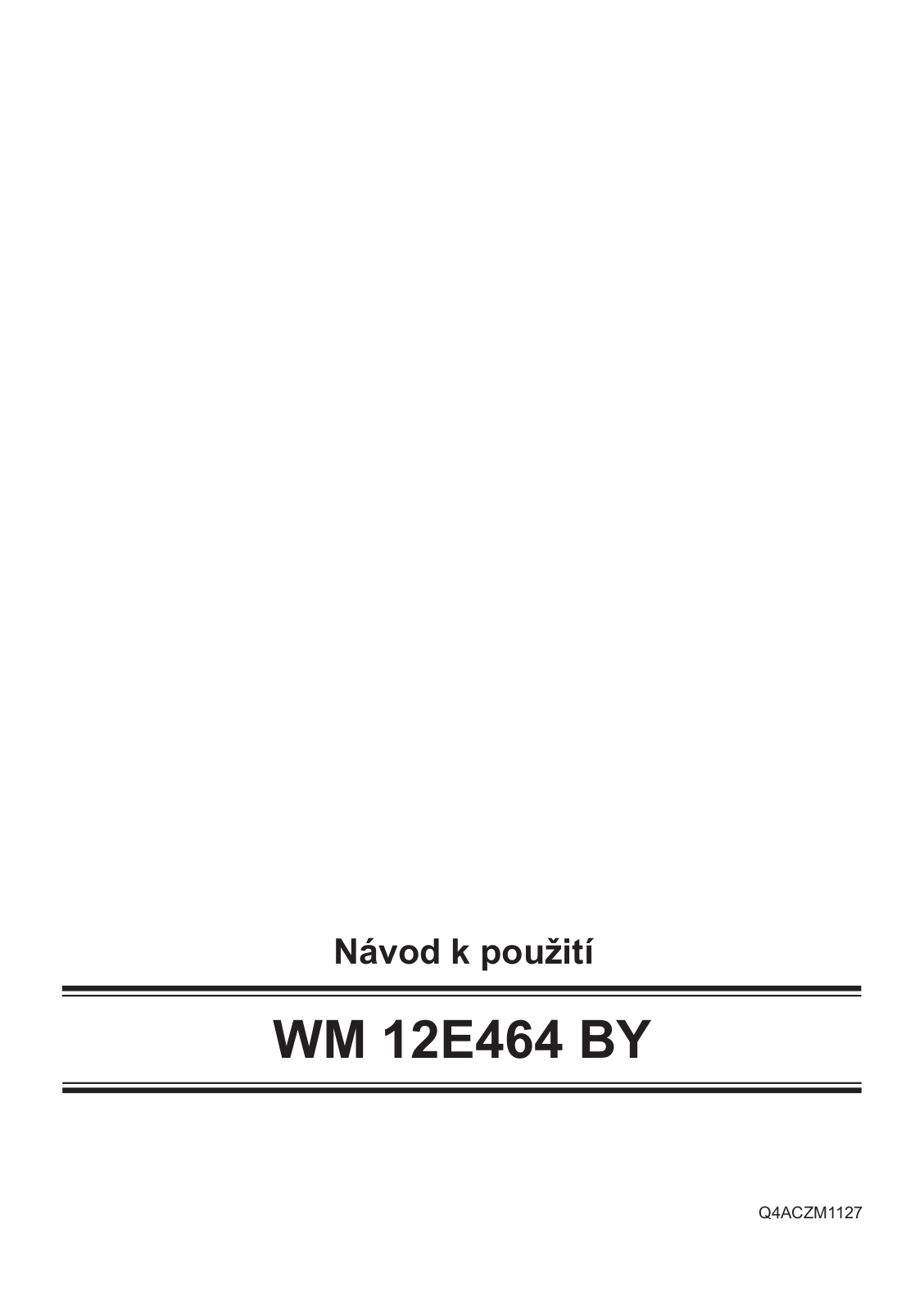 Siemens WM 12E464BY User Manual