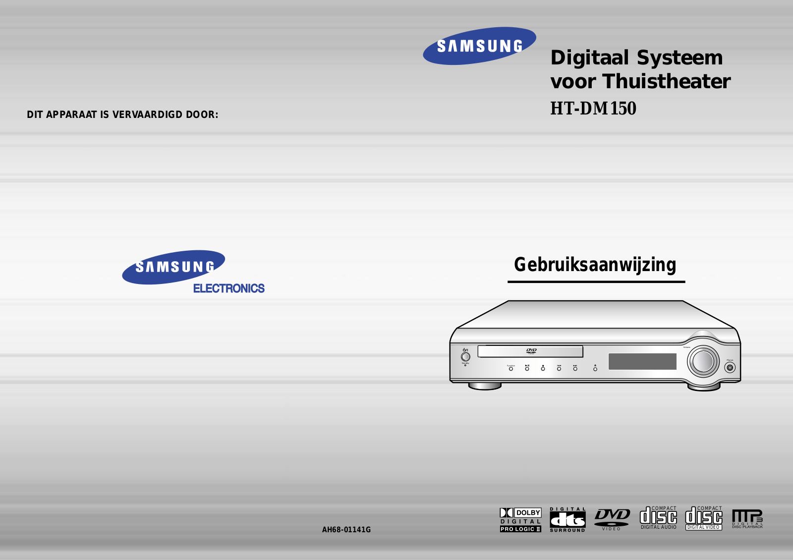 Samsung HT-DM150 User Manual