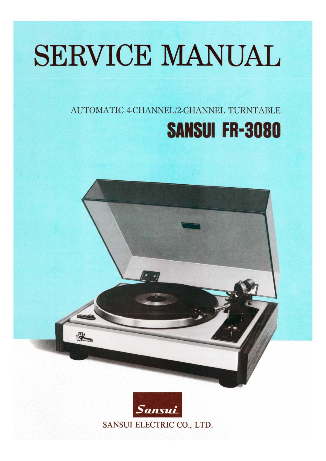 Sansui FR-3080 Service Manual