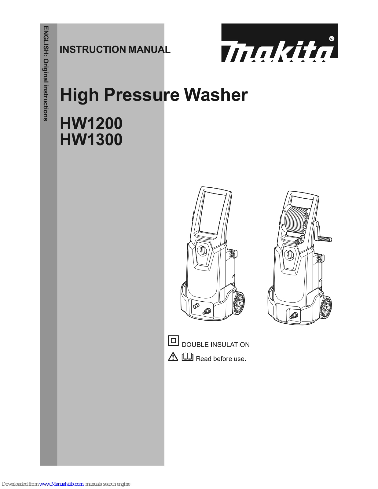 Makita HW1300, HW1200 Instruction Manual