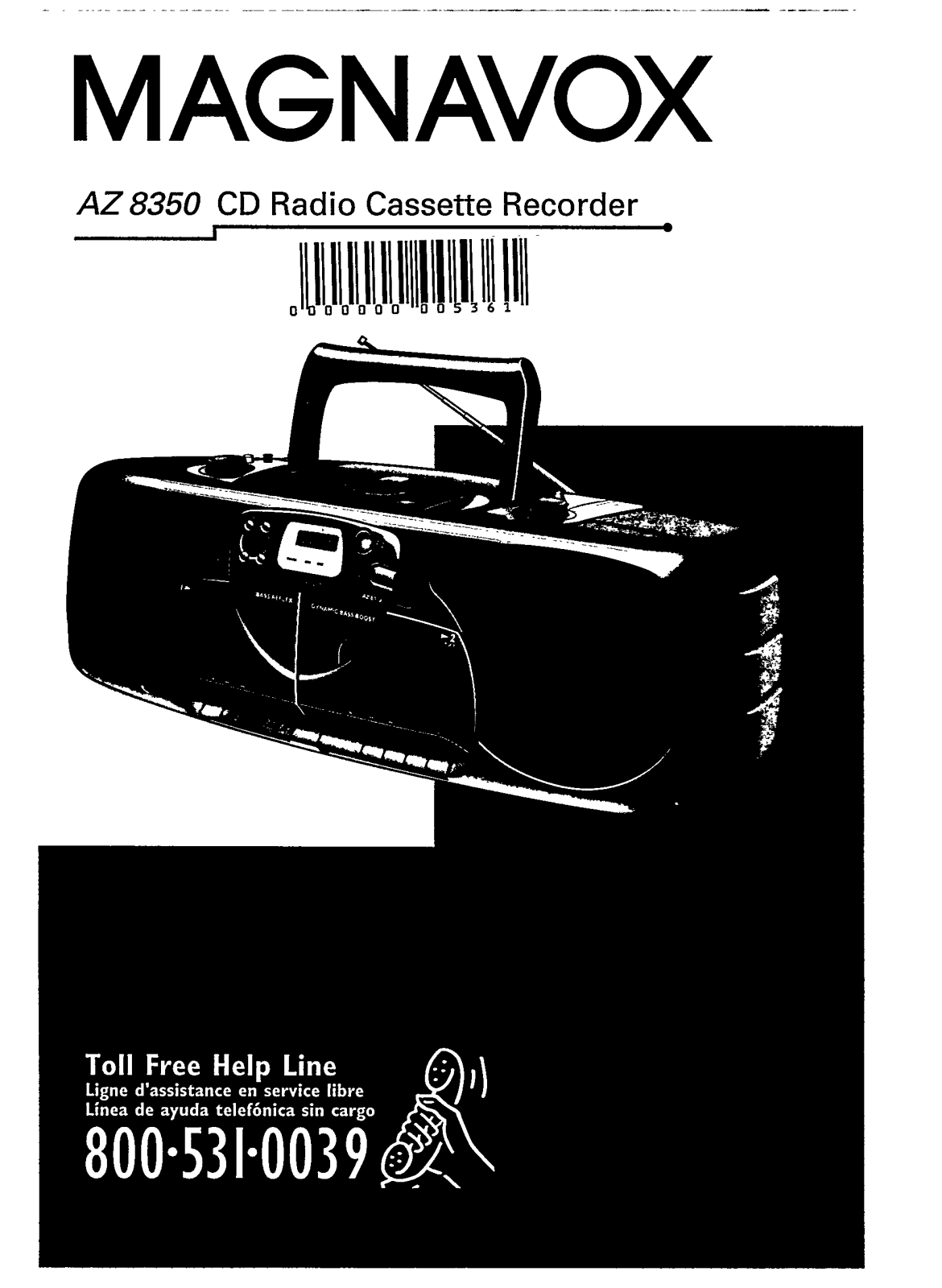 Philips AZ8350/17 User Manual