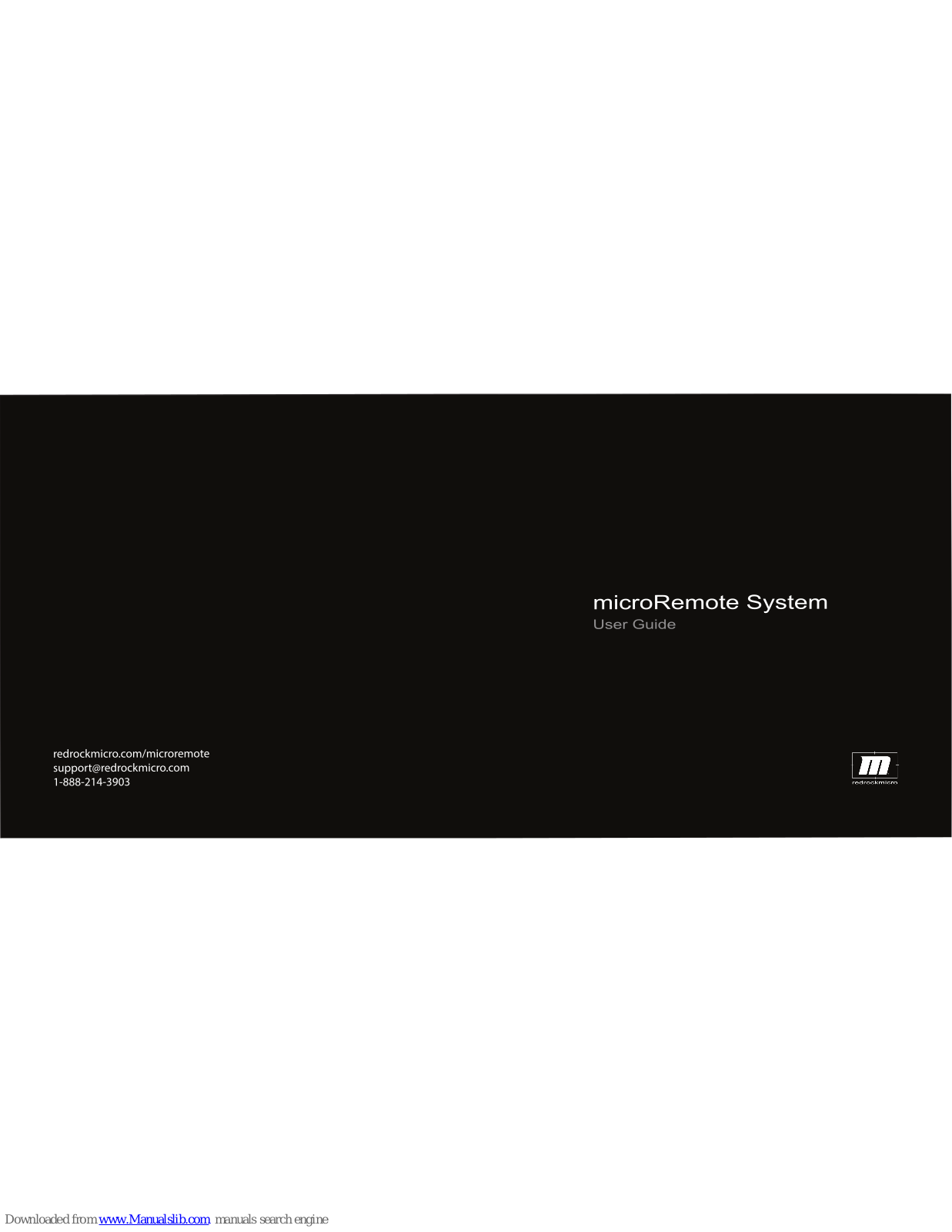 Redrock Micro microRemote System User Manual