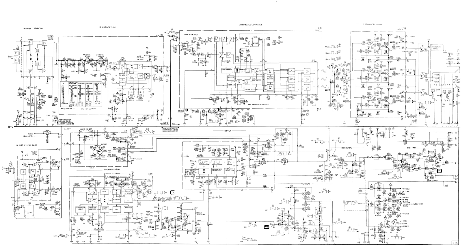 Philips K35 Schematic