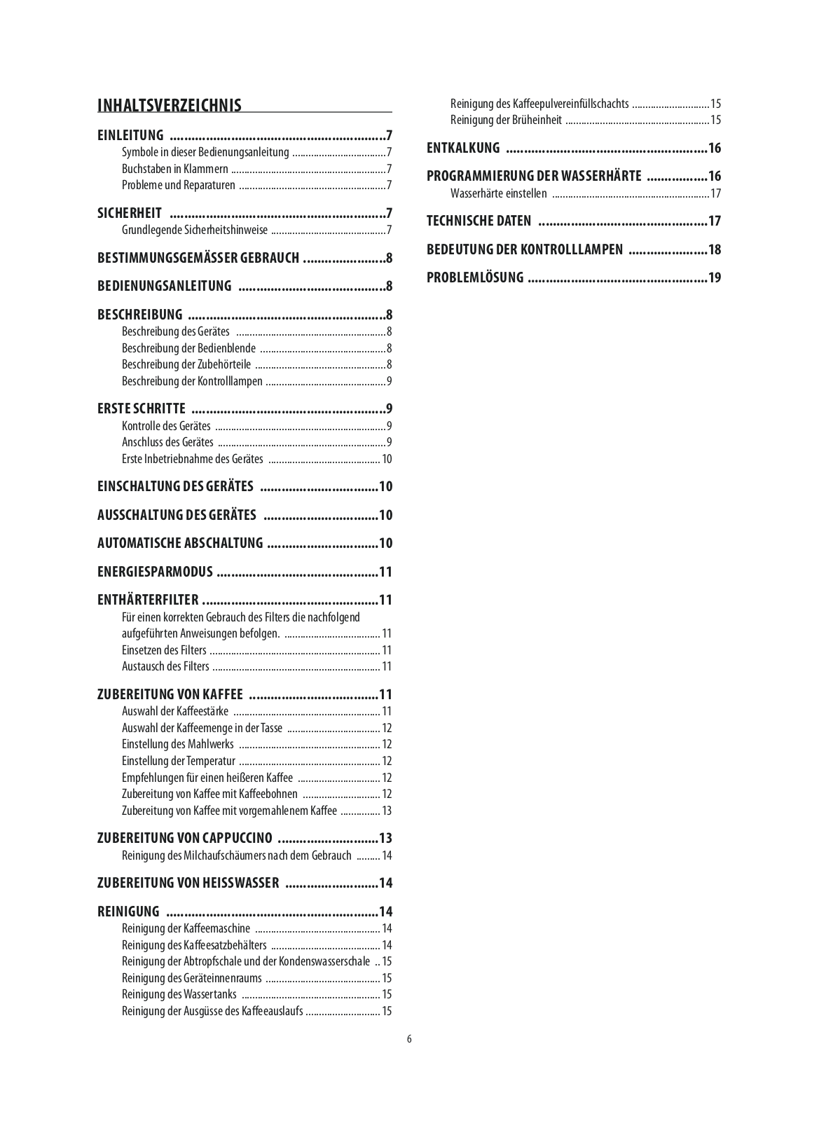 Delonghi ECAM22110B, ECAM22110SB Instruction manuals