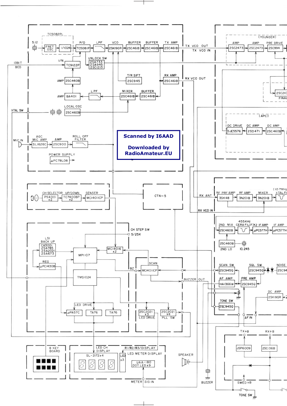 Yaesu C8800 Schematic