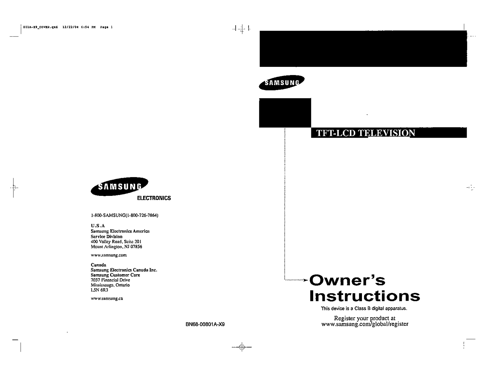 Samsung RE32UO Users Manual