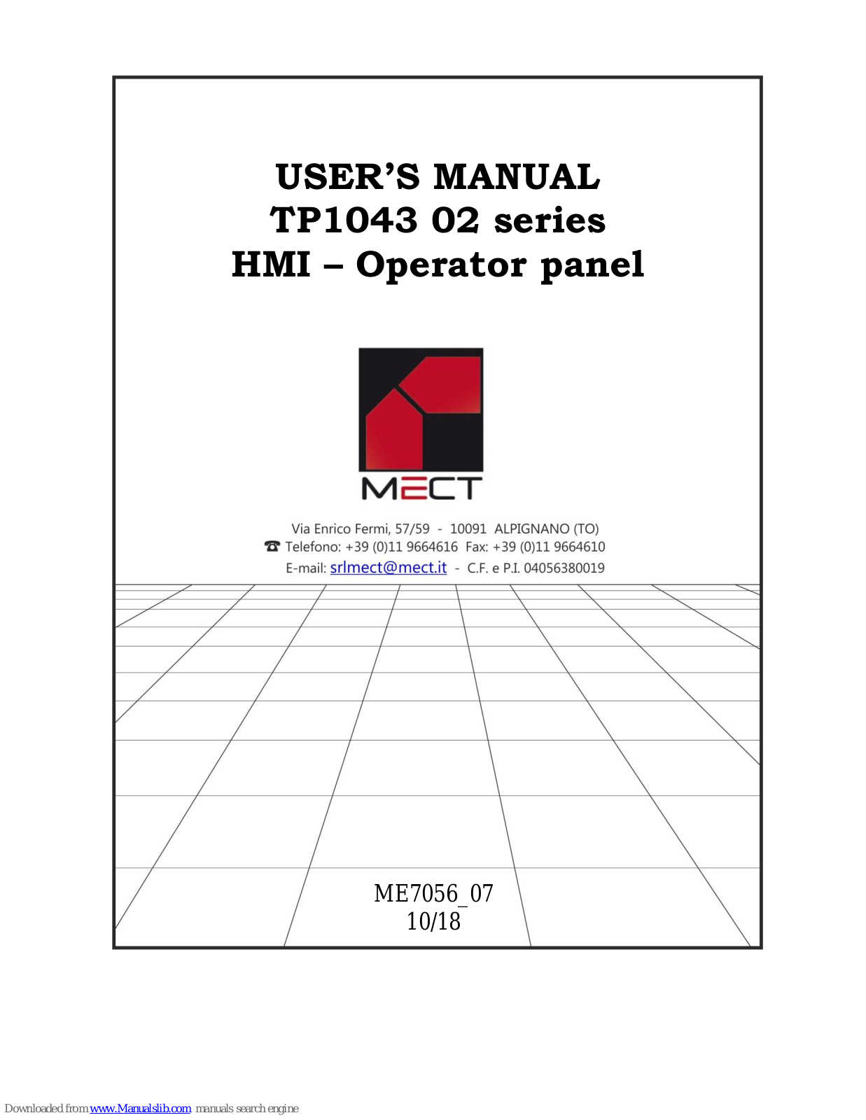 Mect TP1043 02 User Manual - ManualMachine.com
