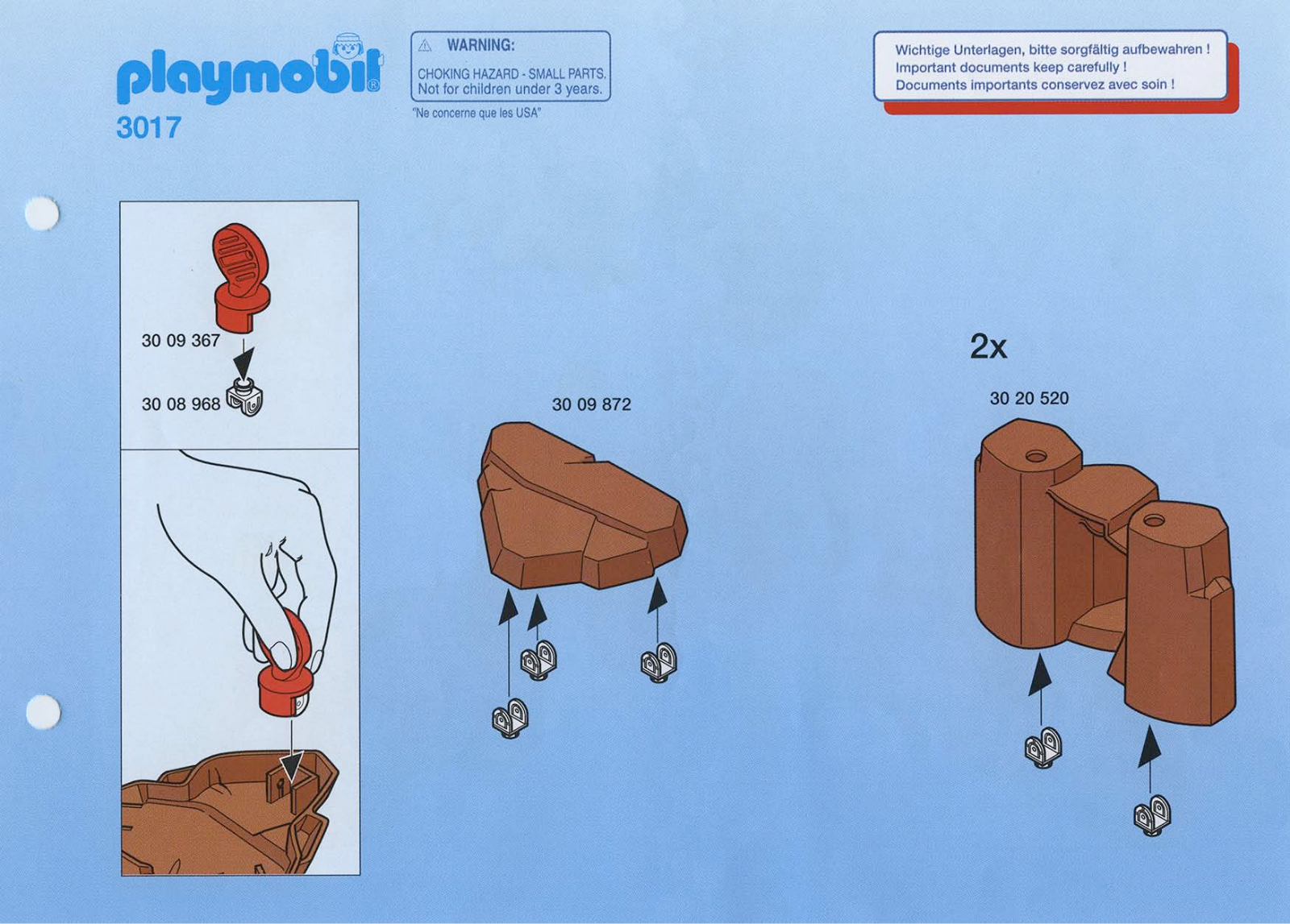 Playmobil 3017 Instructions