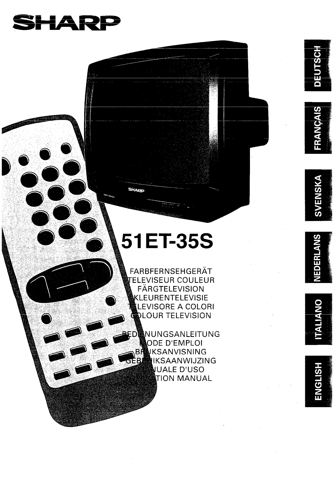 Sharp 51ET-35S Operation Manual