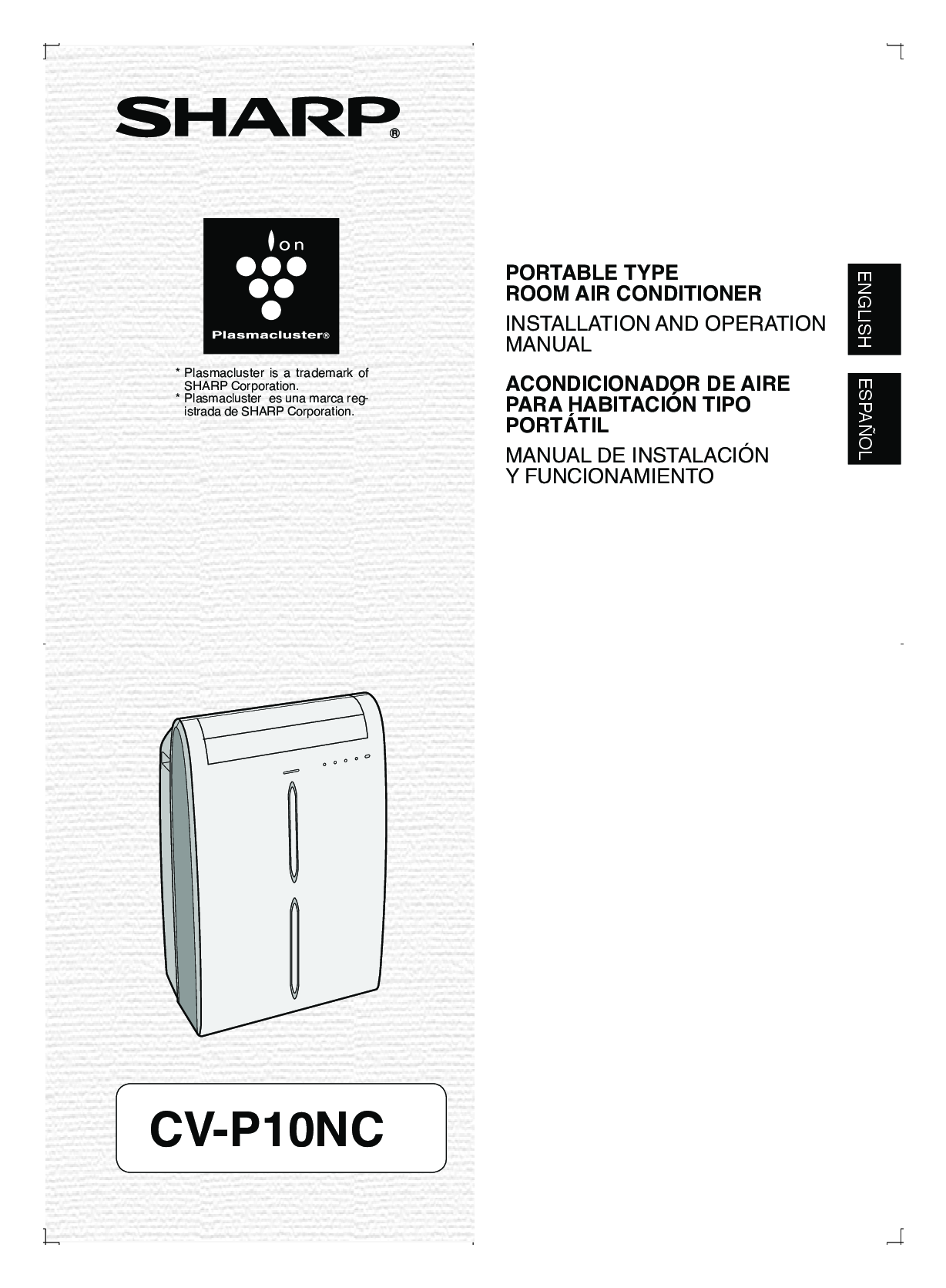 Sharp CV-P10NC User Manual