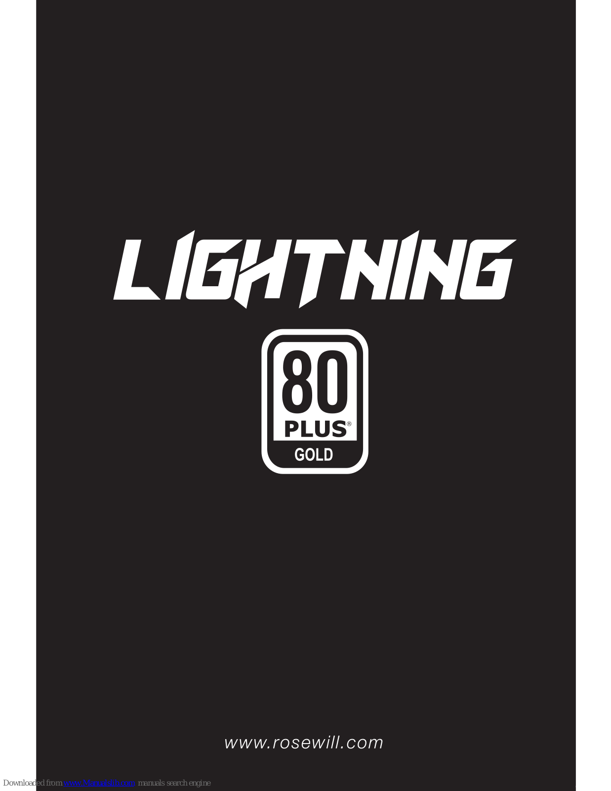 Rosewill LIGHTNING-800, LIGHTNING-1000, LIGHTNING-1300 User Manual