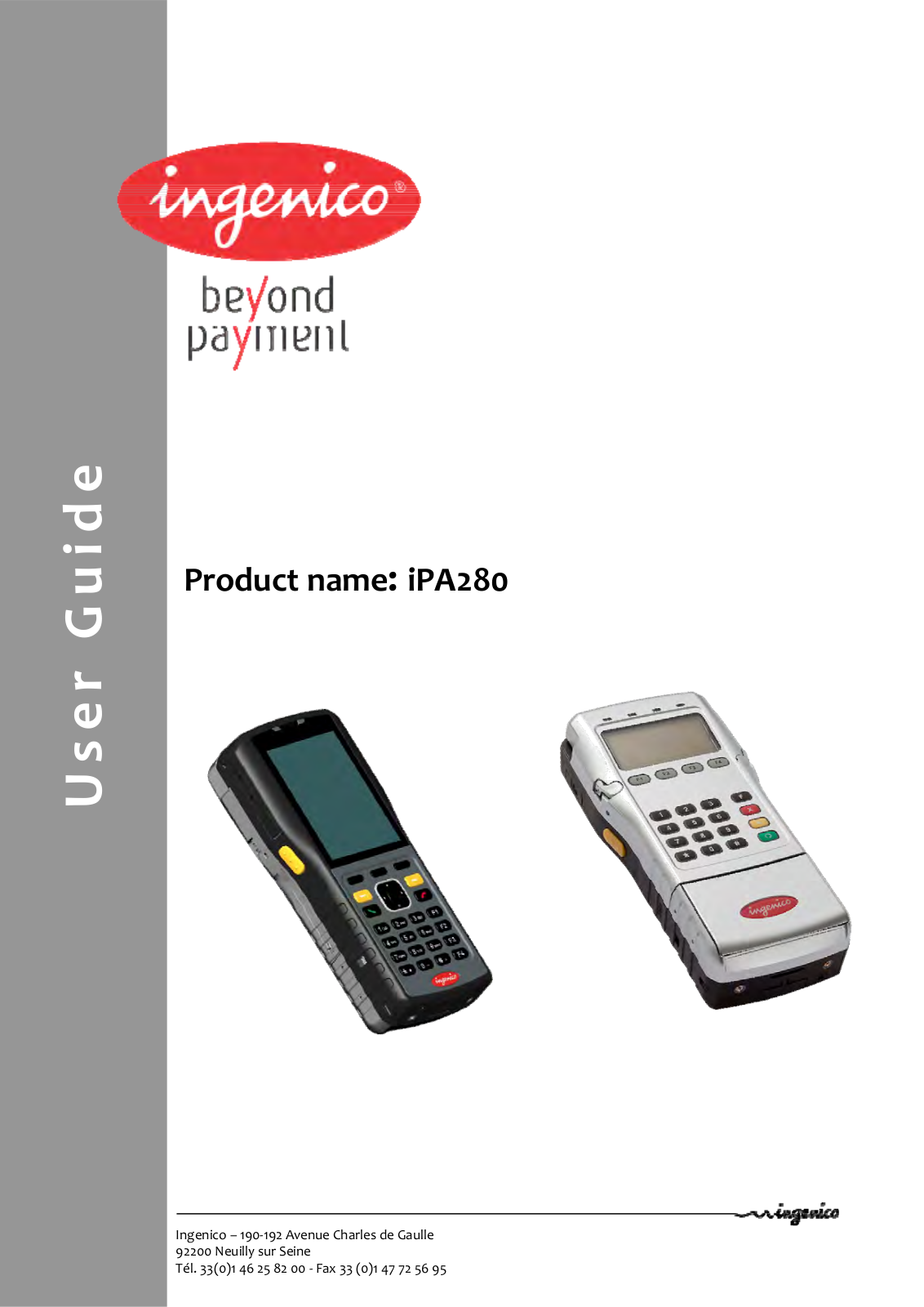 INGENICO IPA280 User Manual