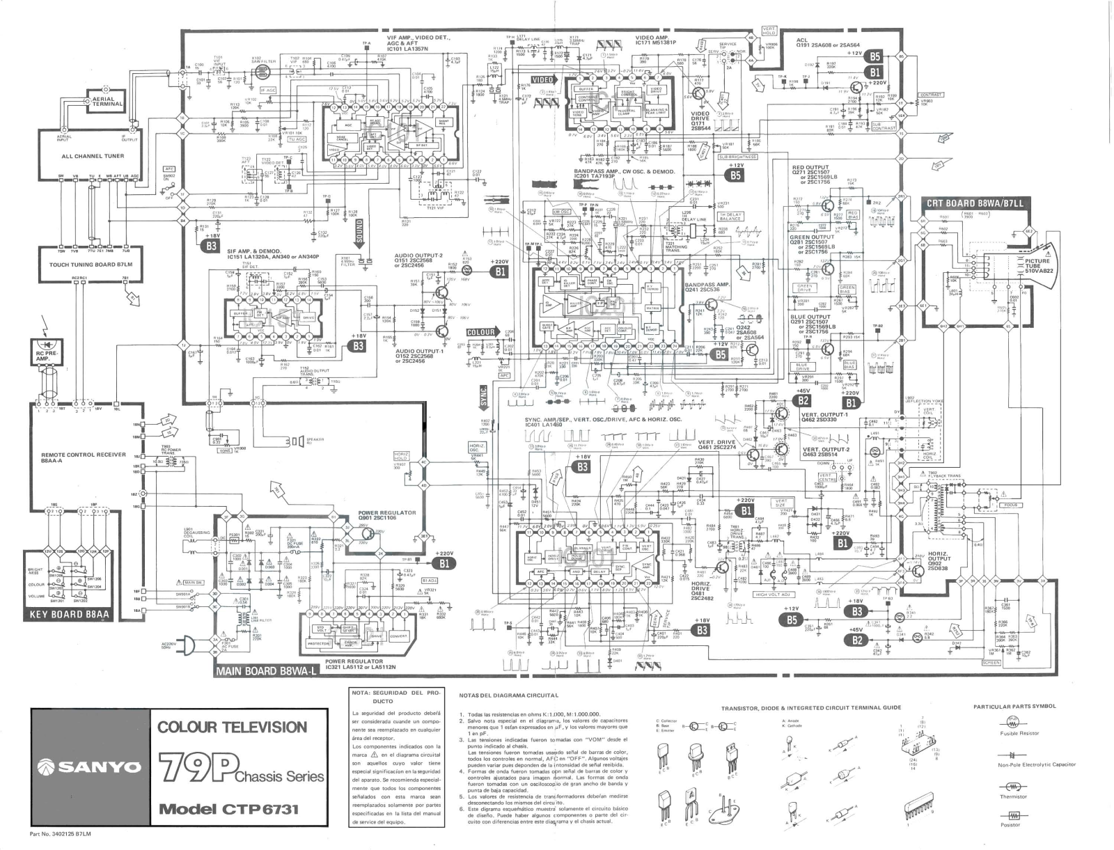 Sanyo 79P Schematic