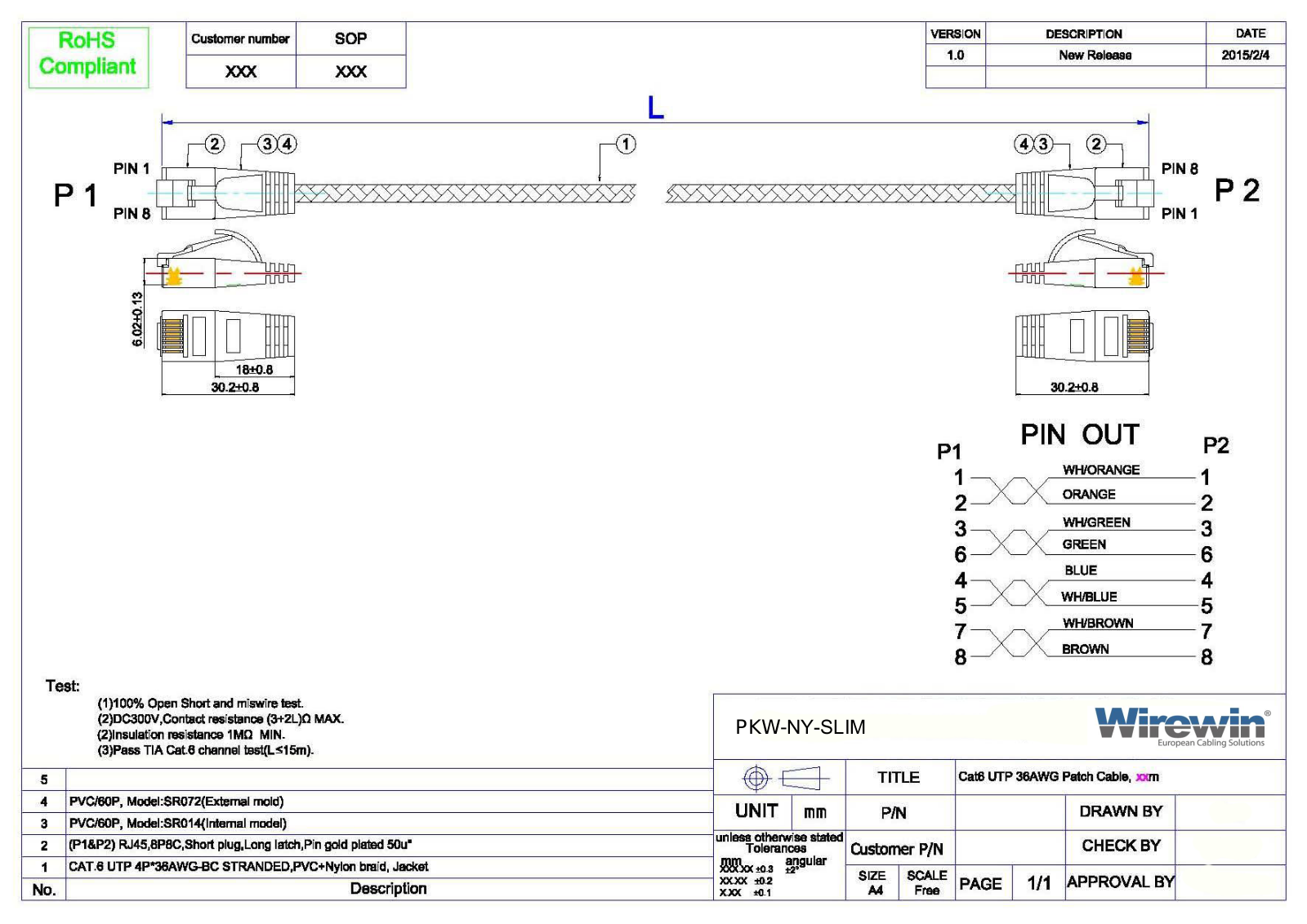SLIM SLIM UT6 05 GN Datasheet - ManualMachine.com