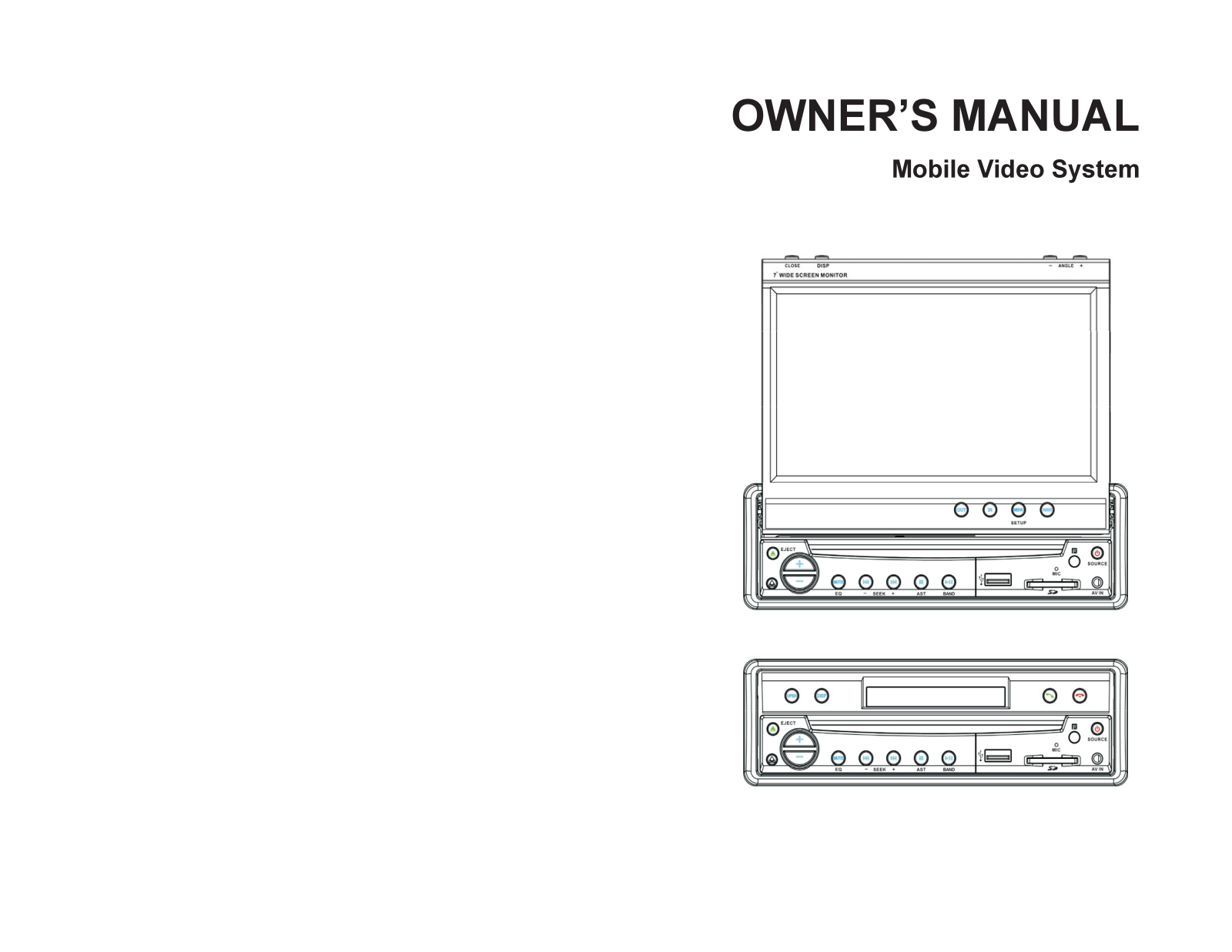 Farenheit TID-894NRT Owner's Manual