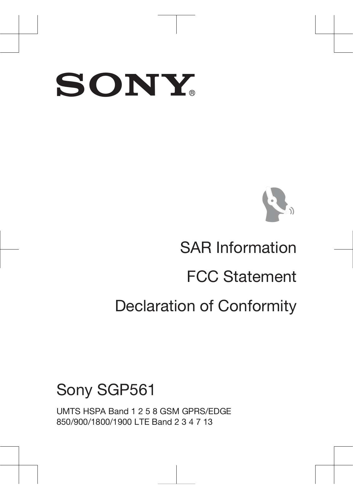 Sony TM-0042 Users Manual