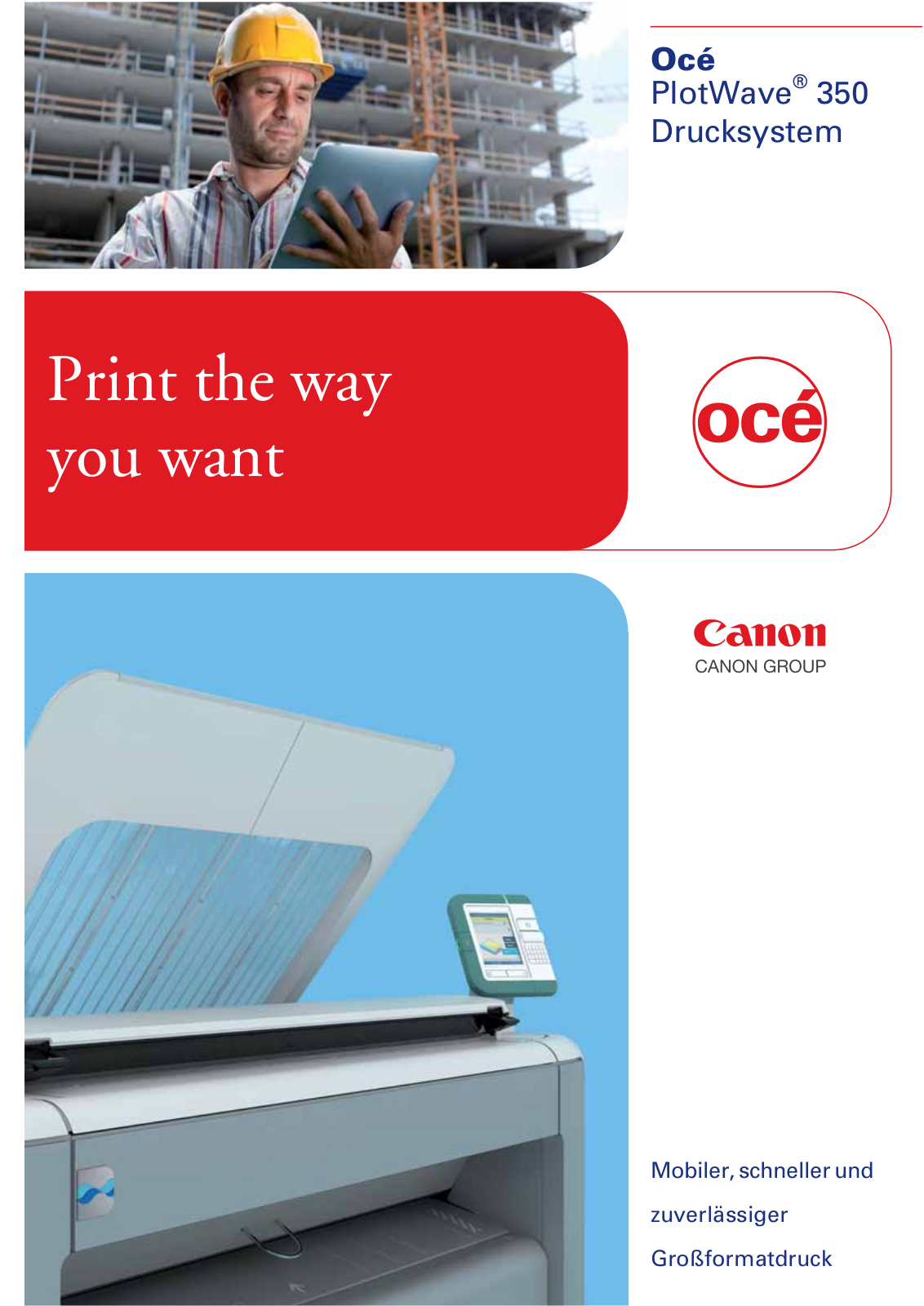 Canon OCE PLOTWAVE 350 BROCHURE