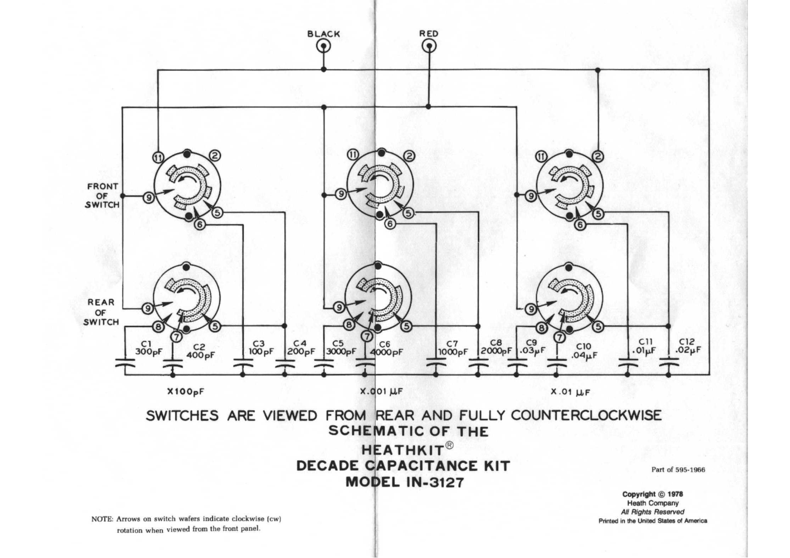 Heathkit IN-3127 Schematic