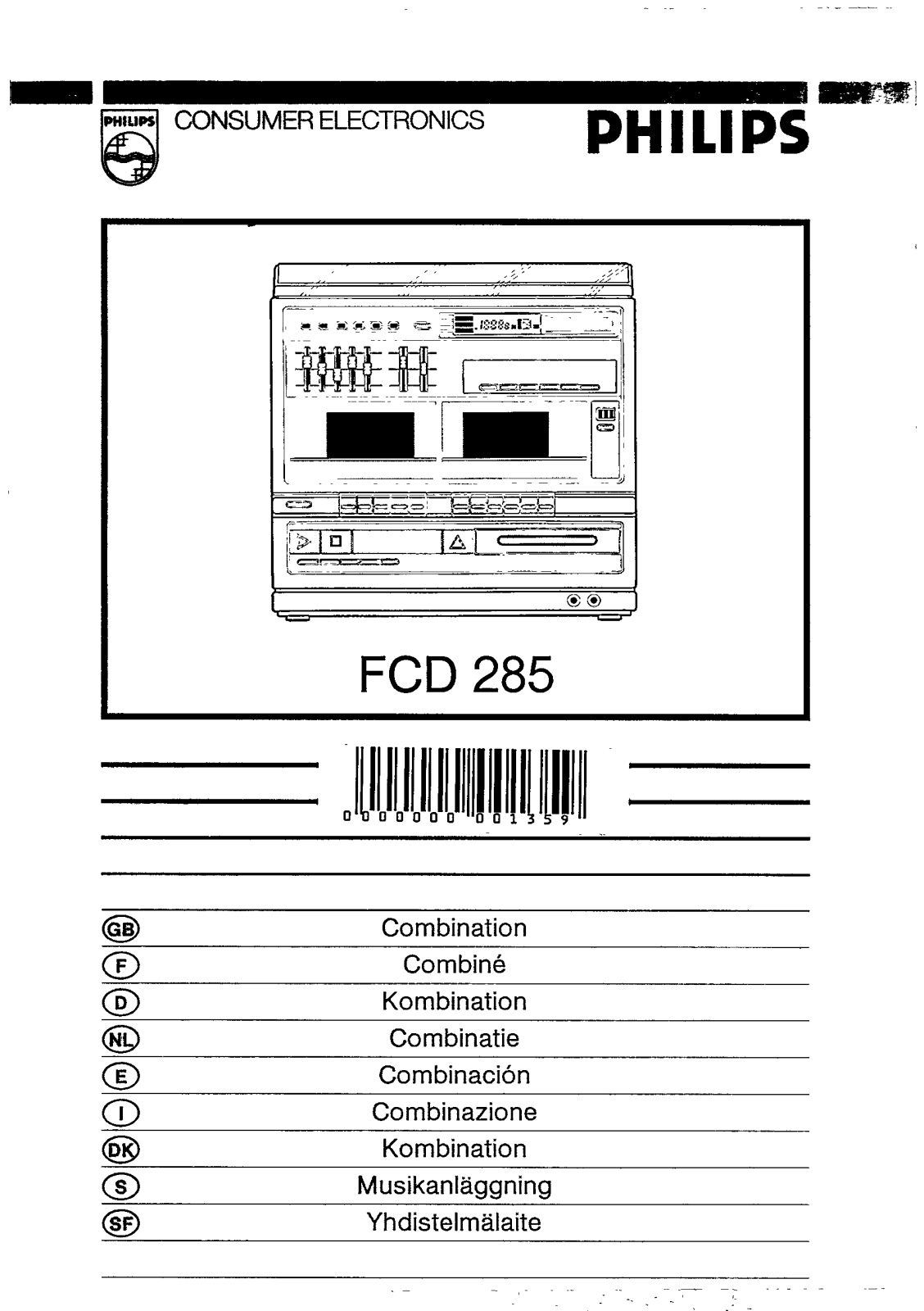 Philips FCD285 User Manual