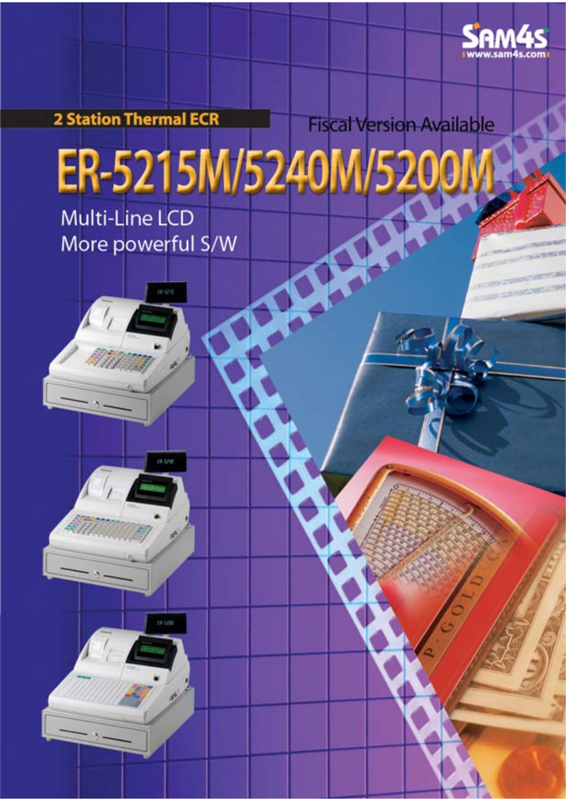 Sam4s ER-5215M, ER-5200M, ER-5240M User Manual