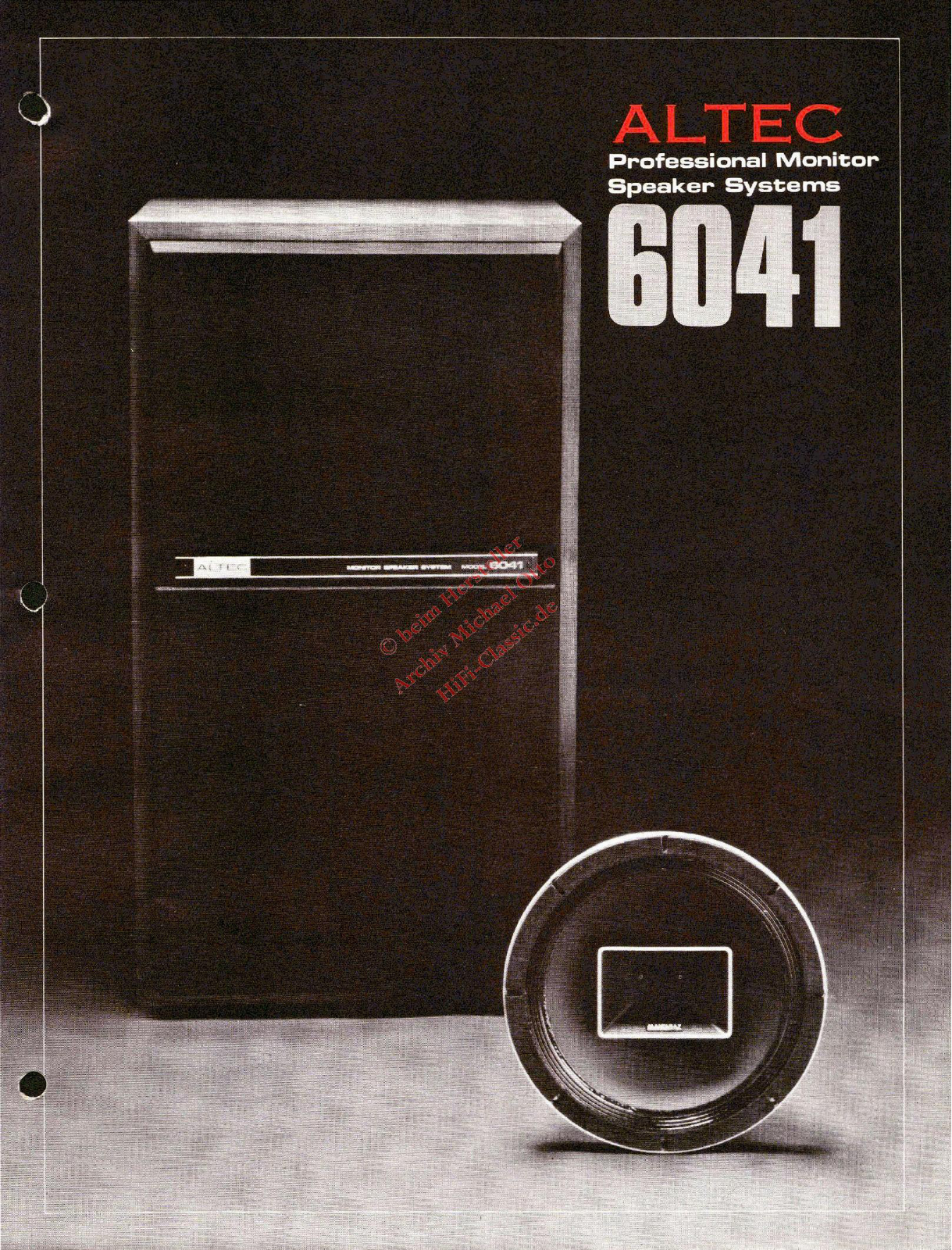 Altec 6041 brochure - ManualMachine.com