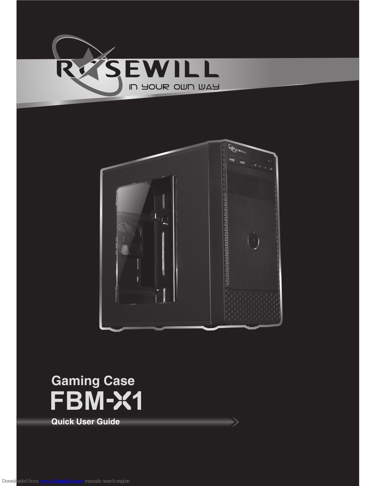 Rosewill FBM-X1 Quick User Manual