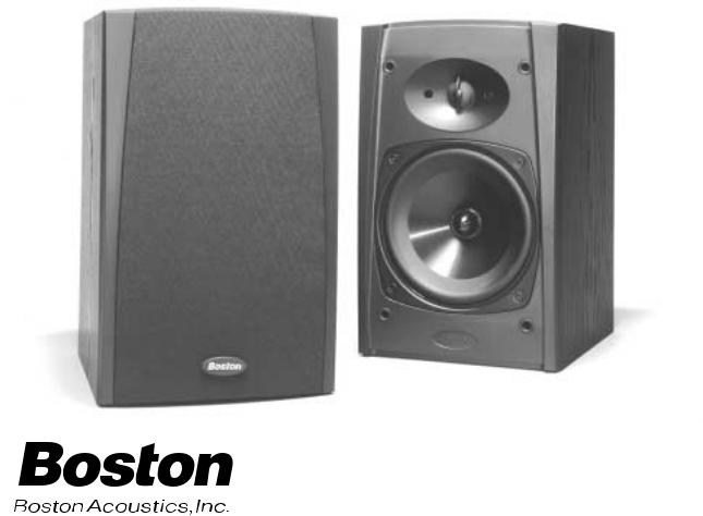 Boston acoustics CR55, CR75, CR85, CR65 Manual