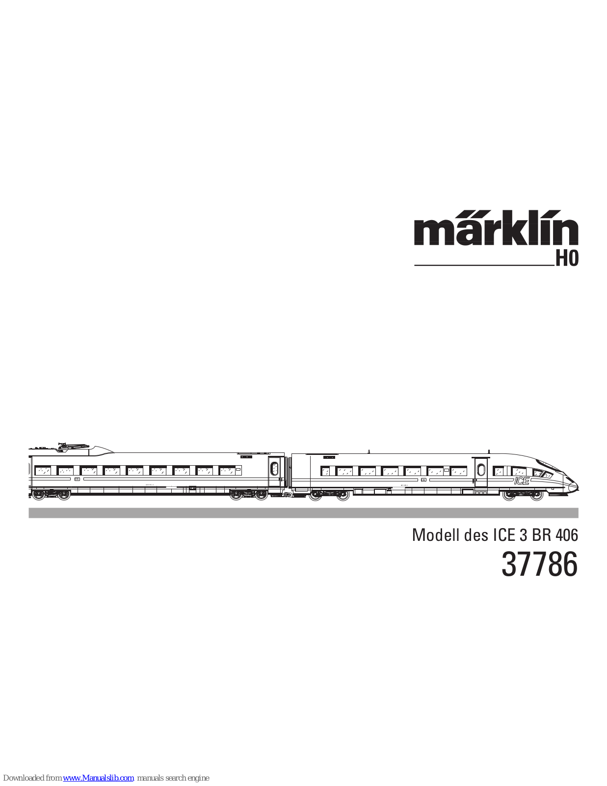marklin 37786 Instruction Manual - ManualMachine.com