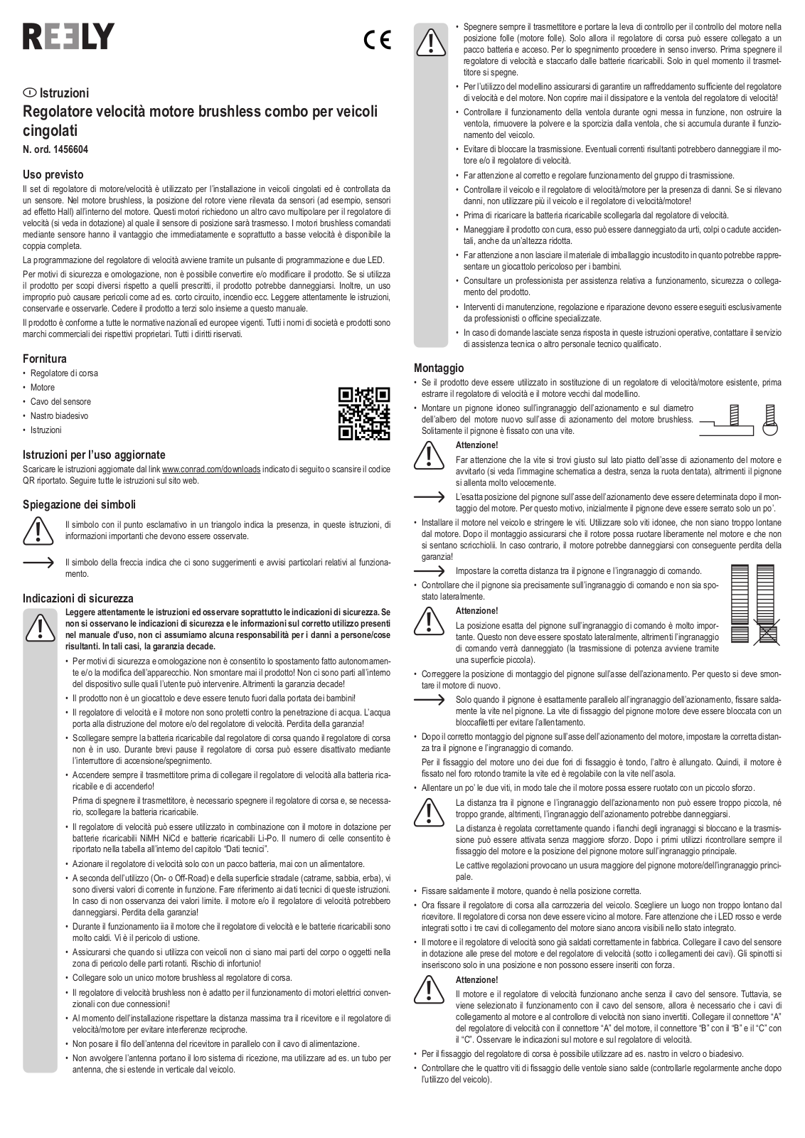 Reely Crawler User manual