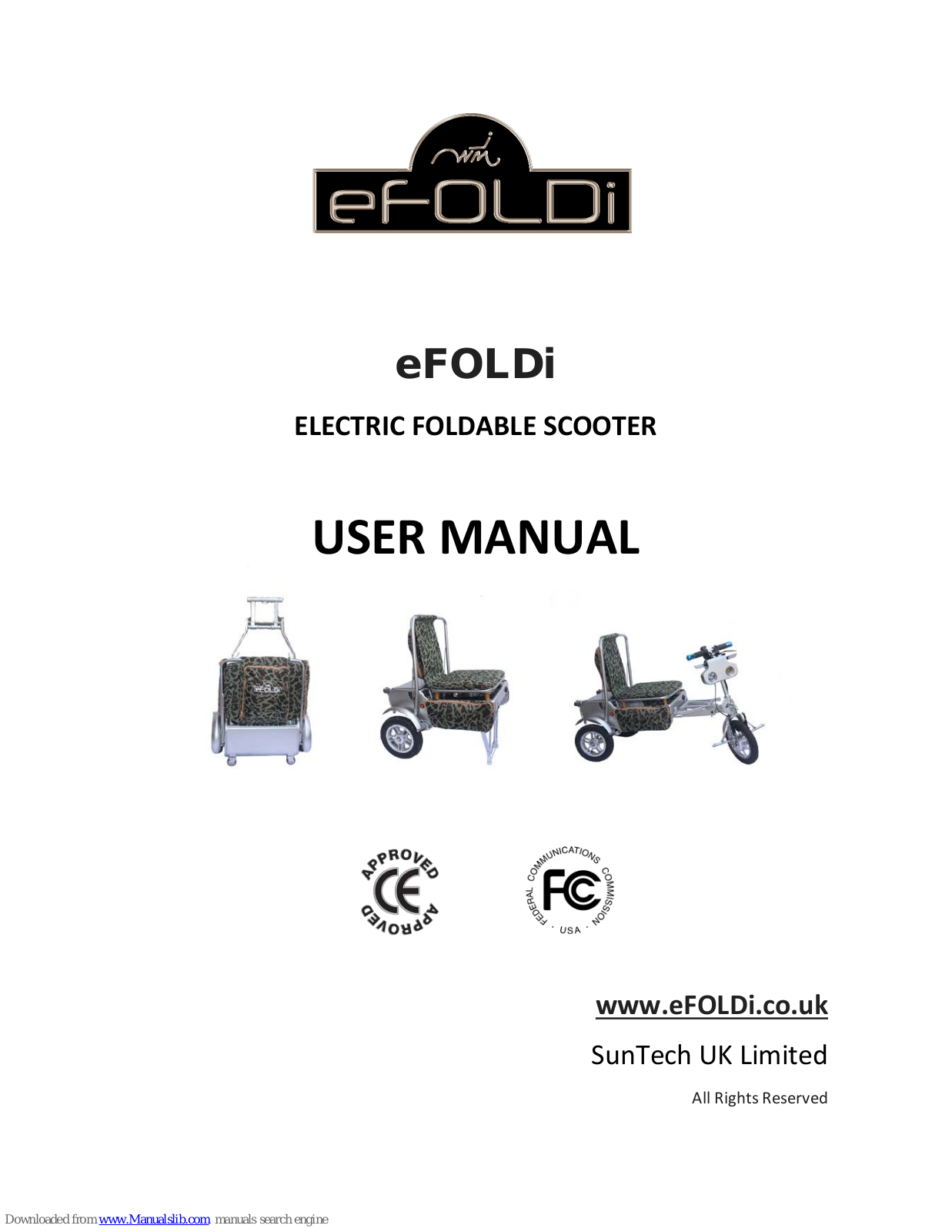 SunTech eFOLDi User Manual