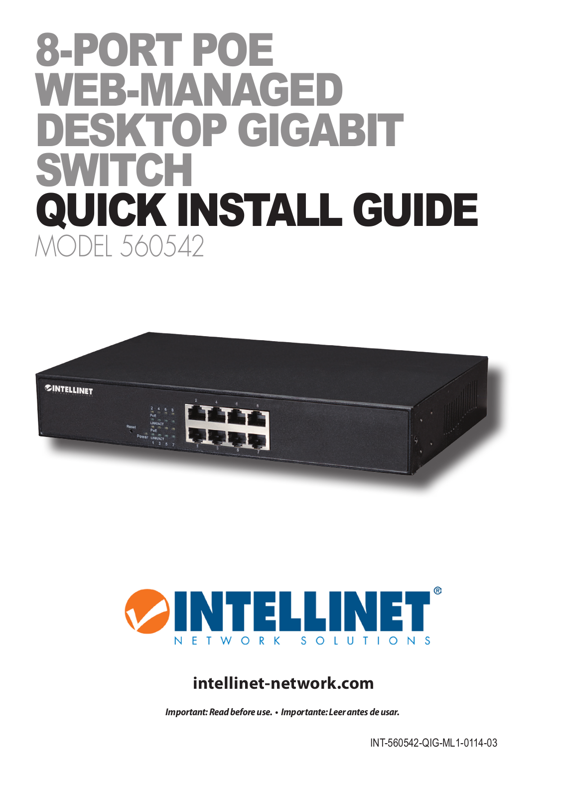 INTELLINET NETWORK 560542 User Manual