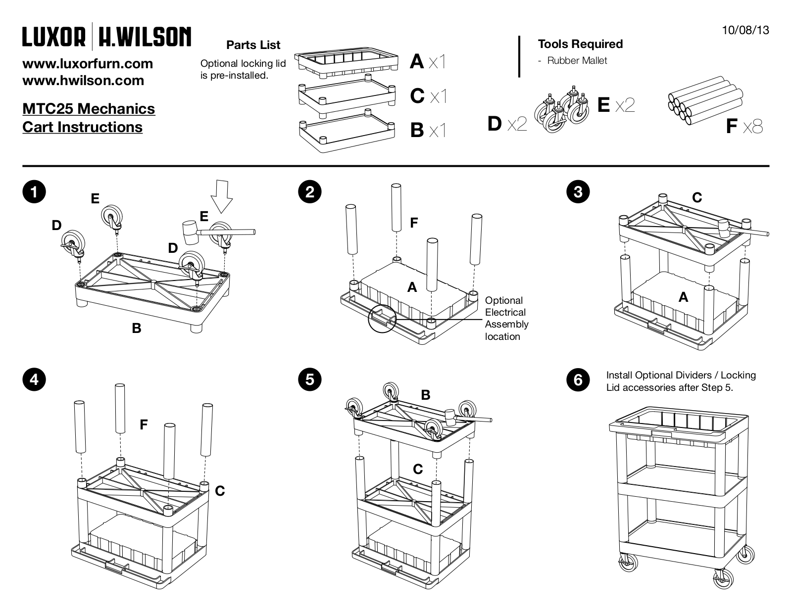 Luxor|H.Wilson MTC25LLN-B User Manual