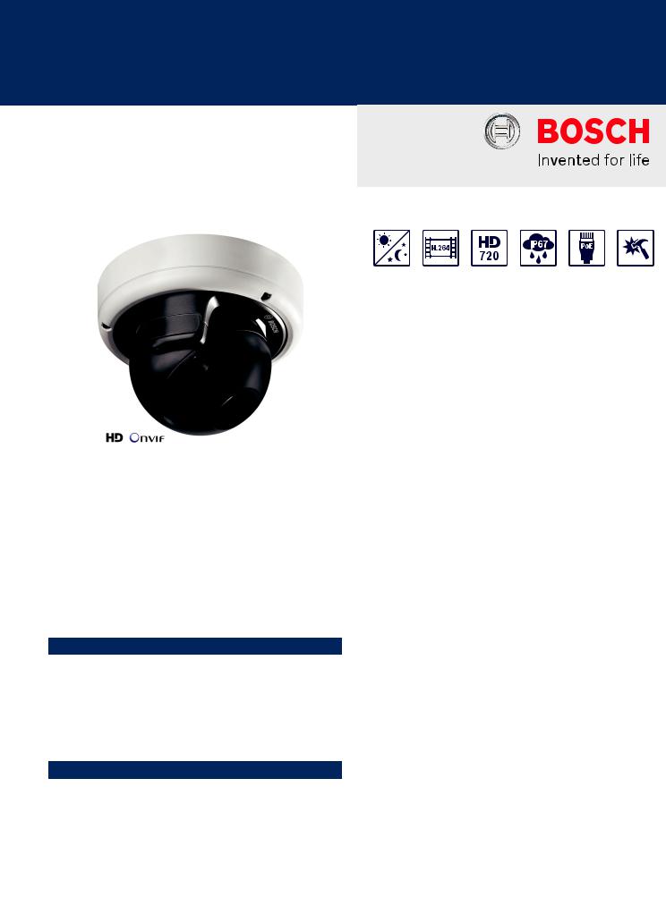 Bosch NDN-733V02-IP, NDN-733V02-P, NDN-733V03-IP, NDN-733V03-P, NDN-733V09-IP Specsheet