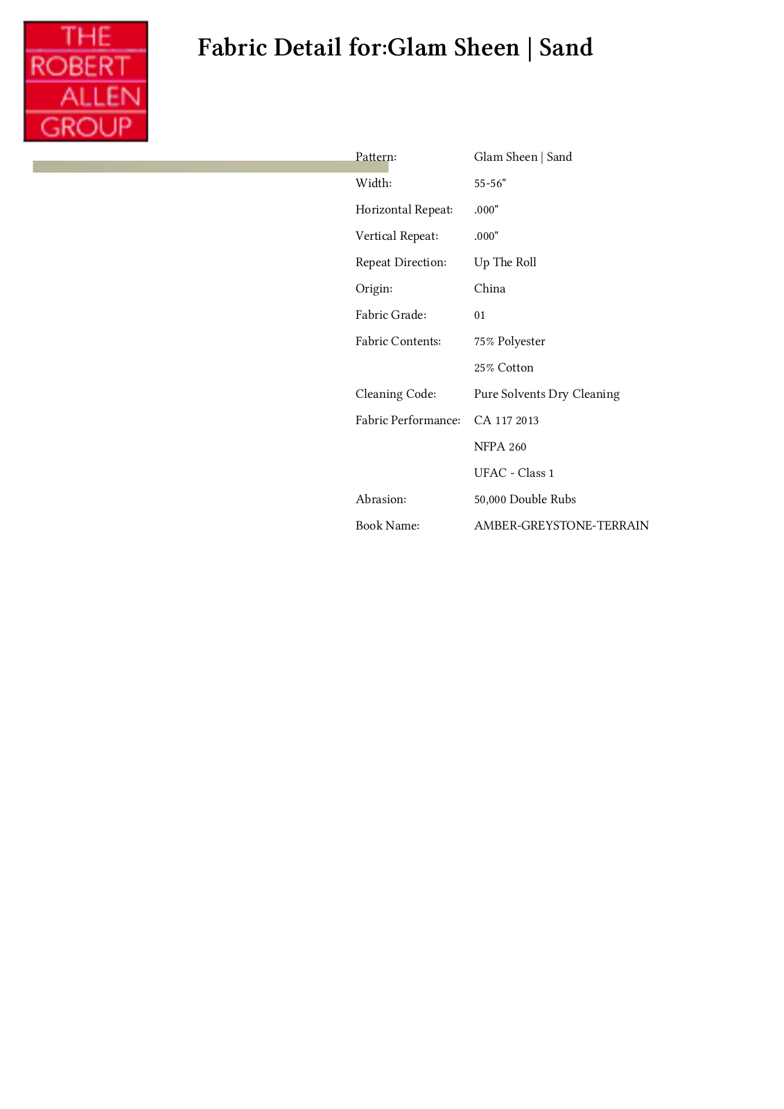 Robert Allen RALF1923 Specifications - ManualMachine.com