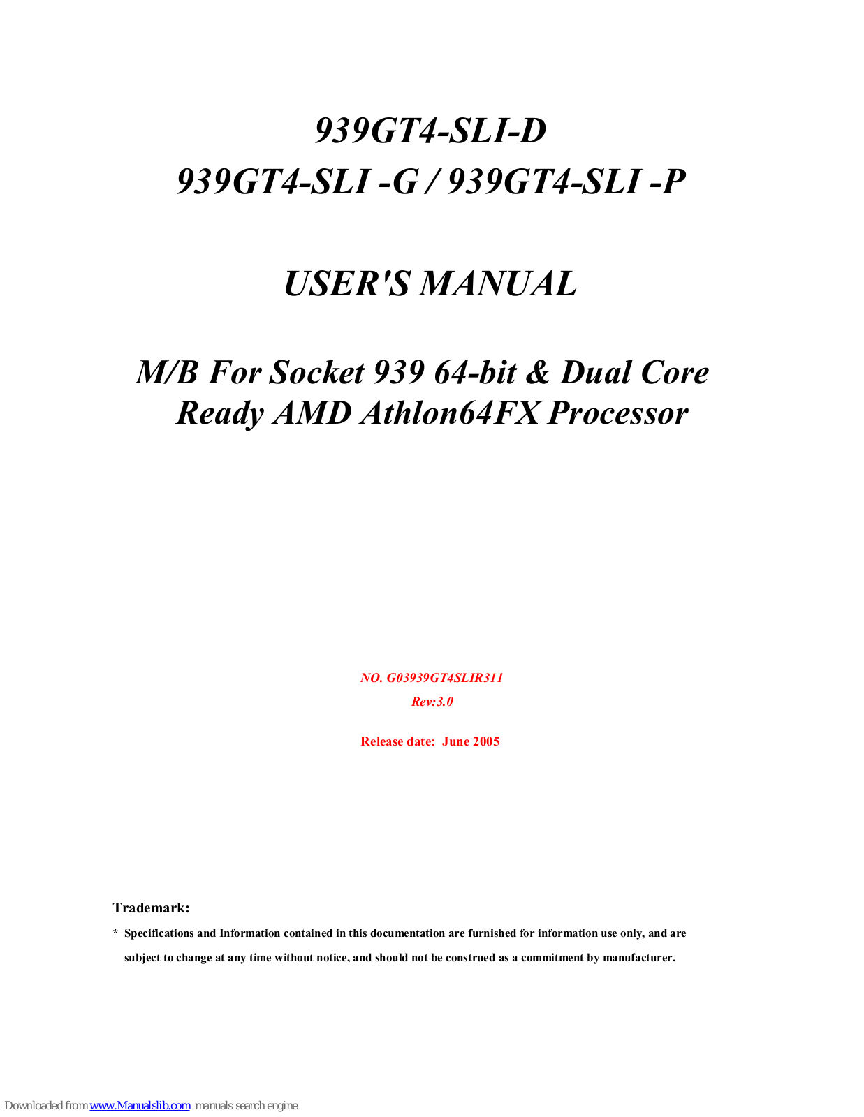 JETWAY 939GT4-SLI-D, 939GT4-SLI-G, 939GT4-SLI-P User Manual