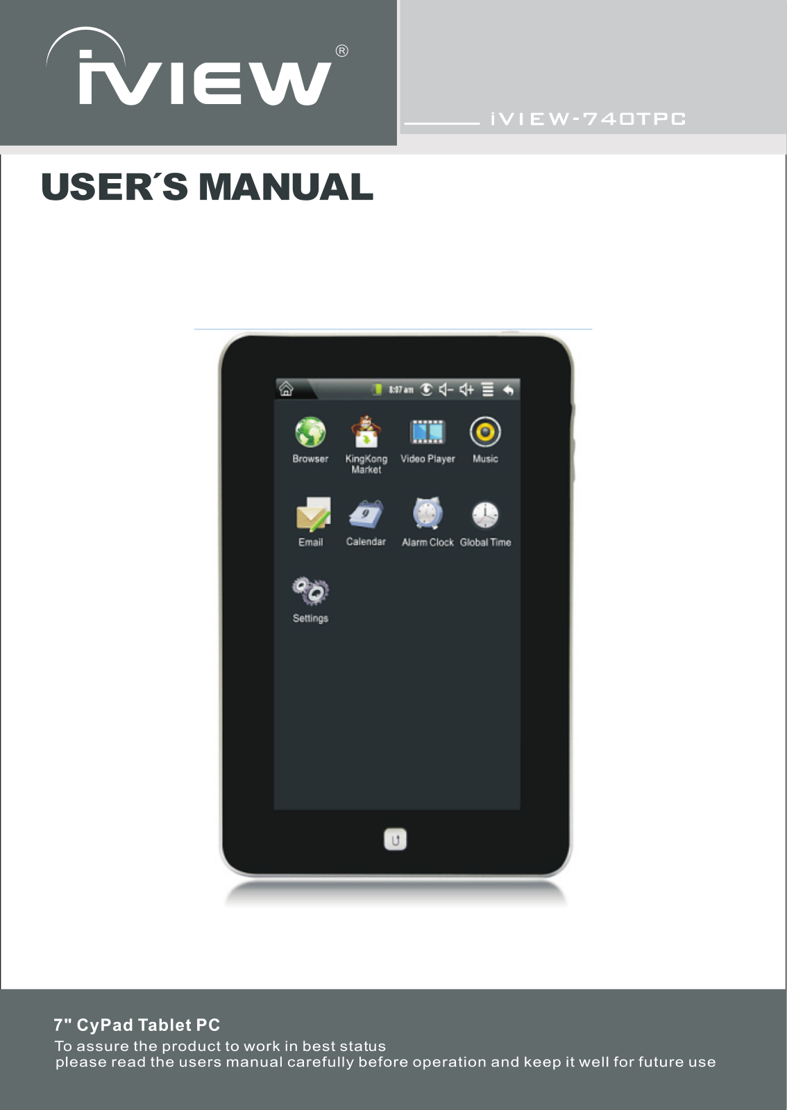 iView 740tpc User Manual