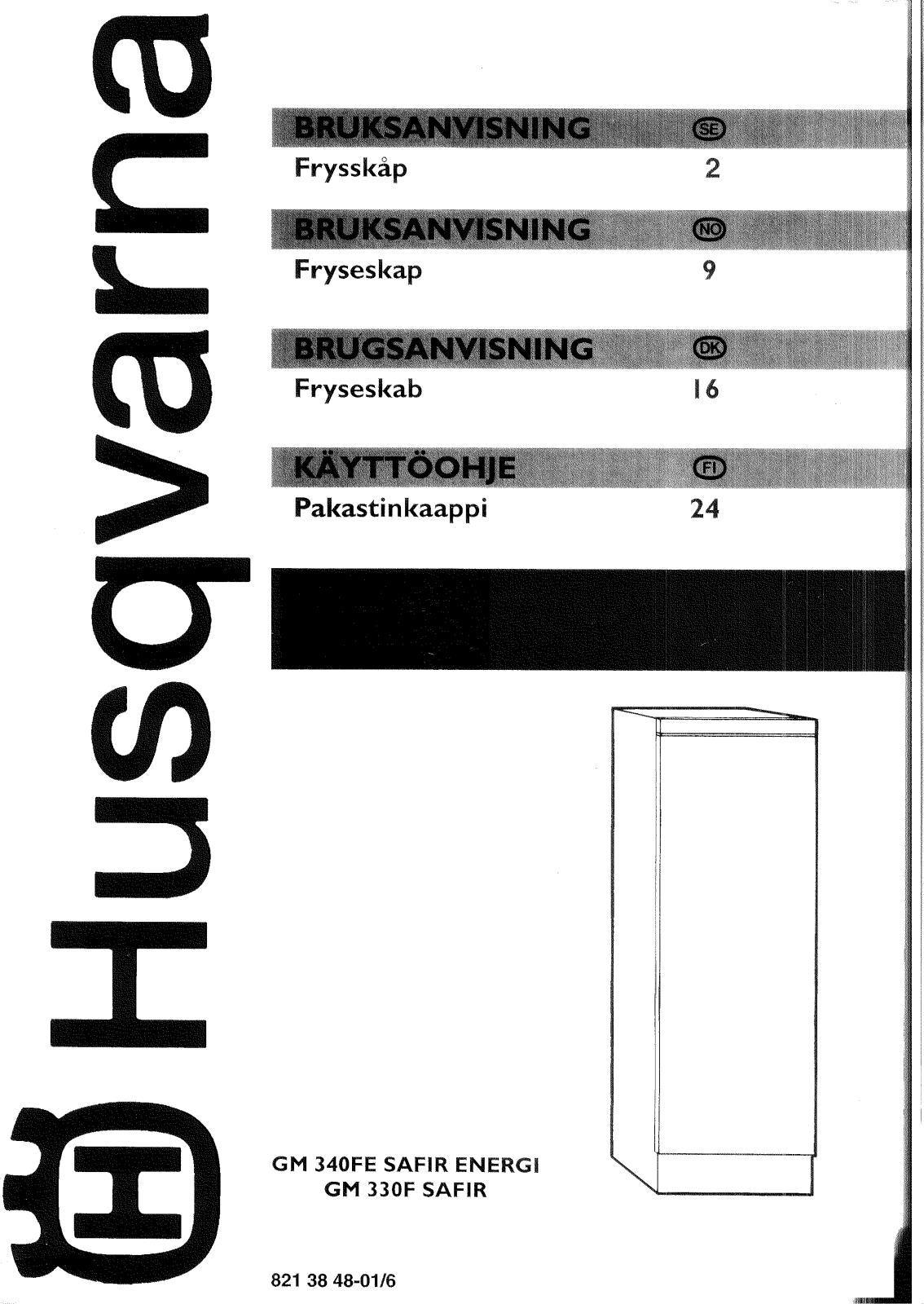 Husqvarna GM330F, GM340FE User Manual