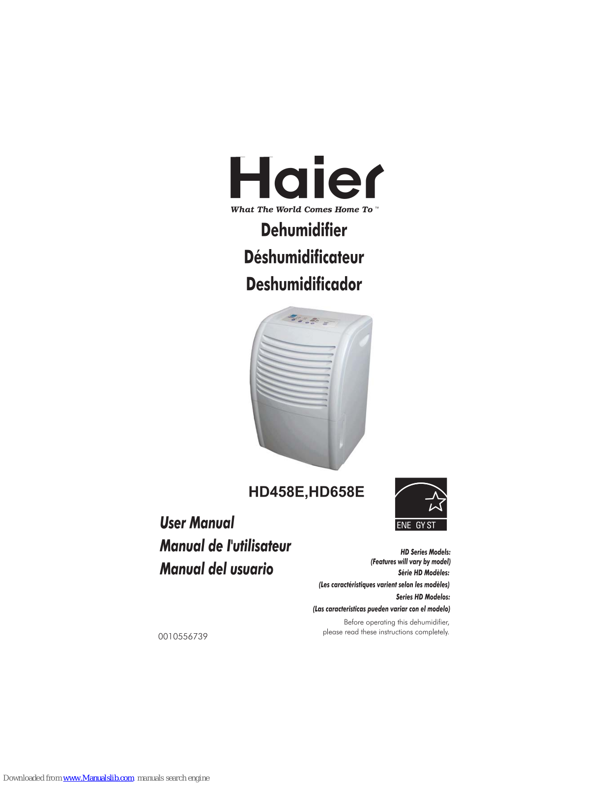 Haier HD658E User Manual