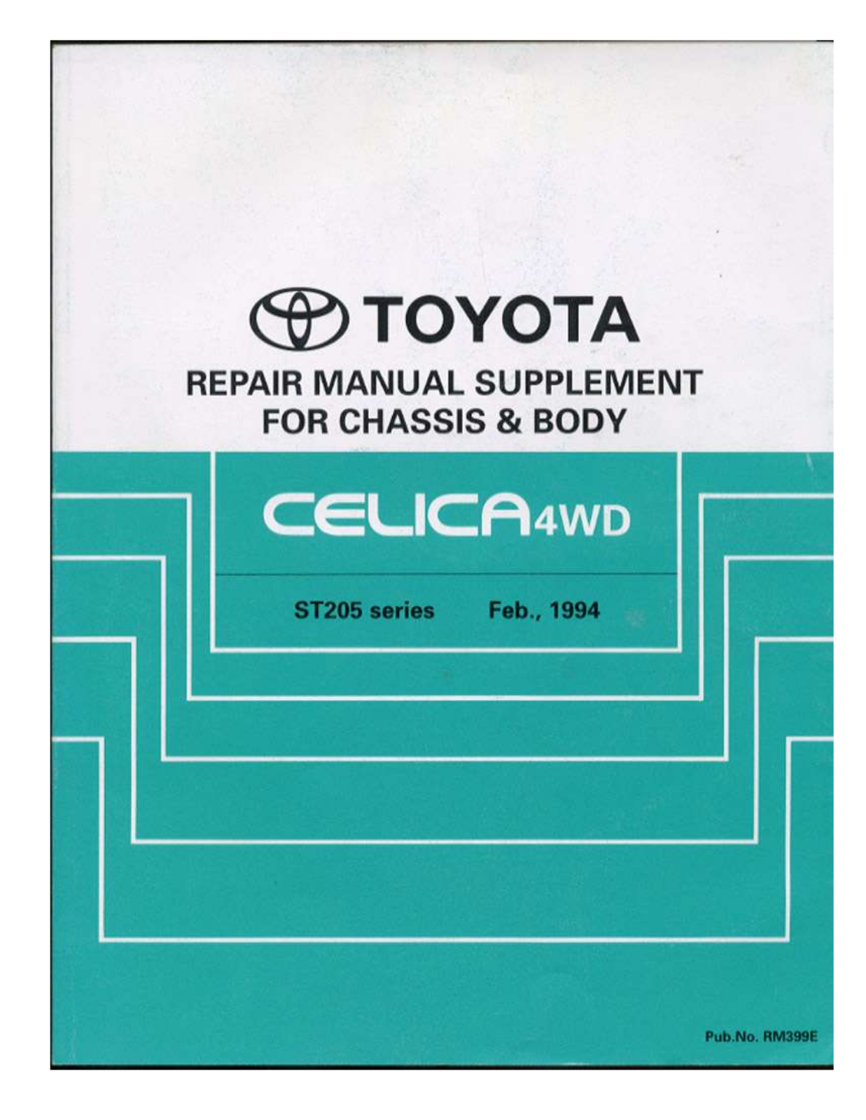 Toyota Celica 1994 User Manual