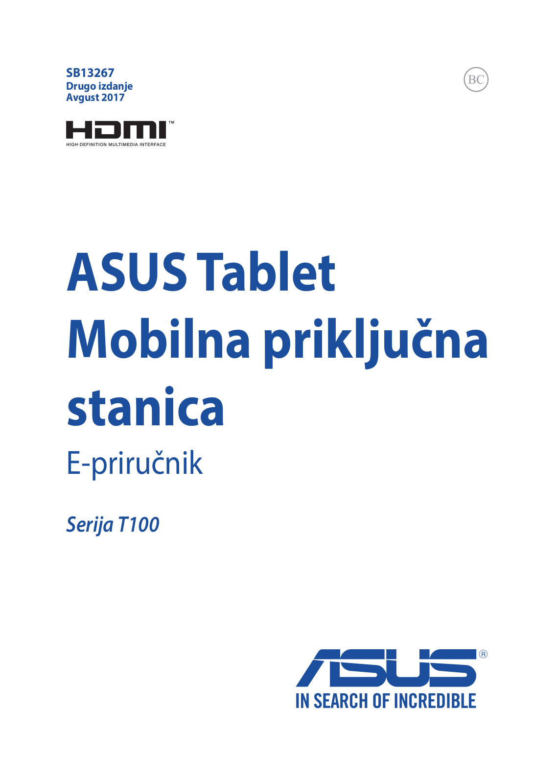 Asus H100HA, T100HA User’s Manual