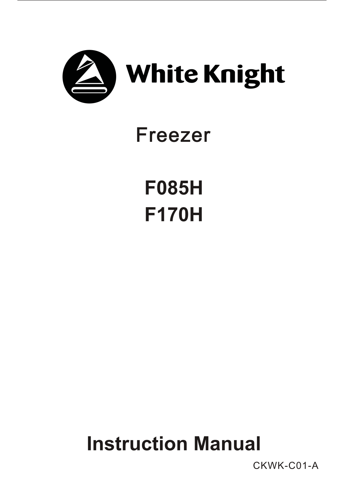 White Knight F085H, F170H Instruction manual