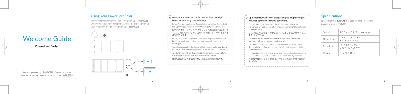 Anker PowerPort Solar User Manual