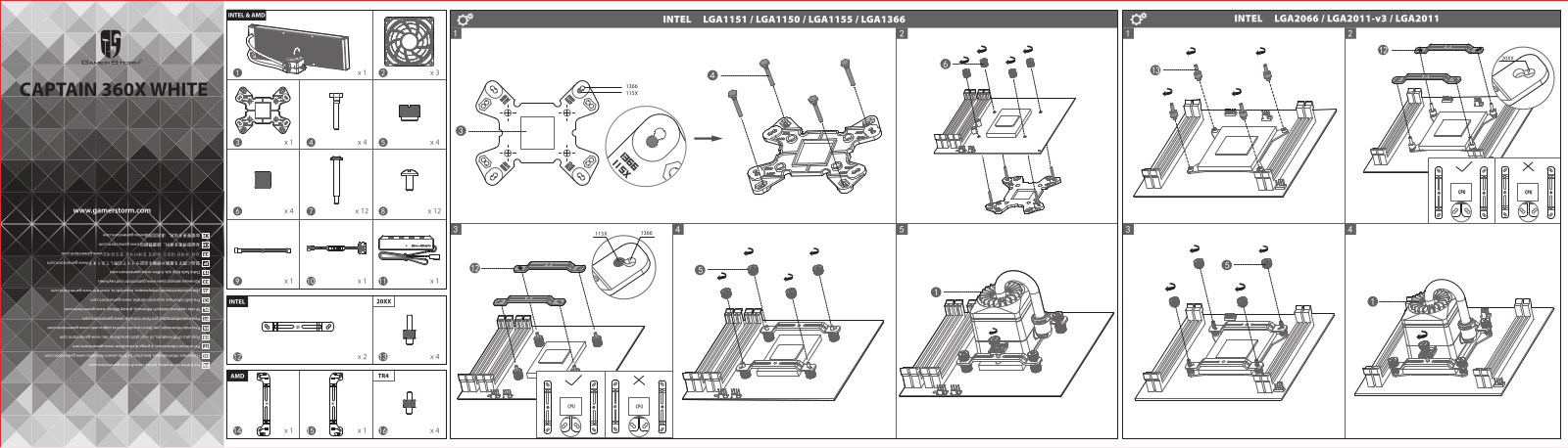 DeepCool Captain 240X User manual