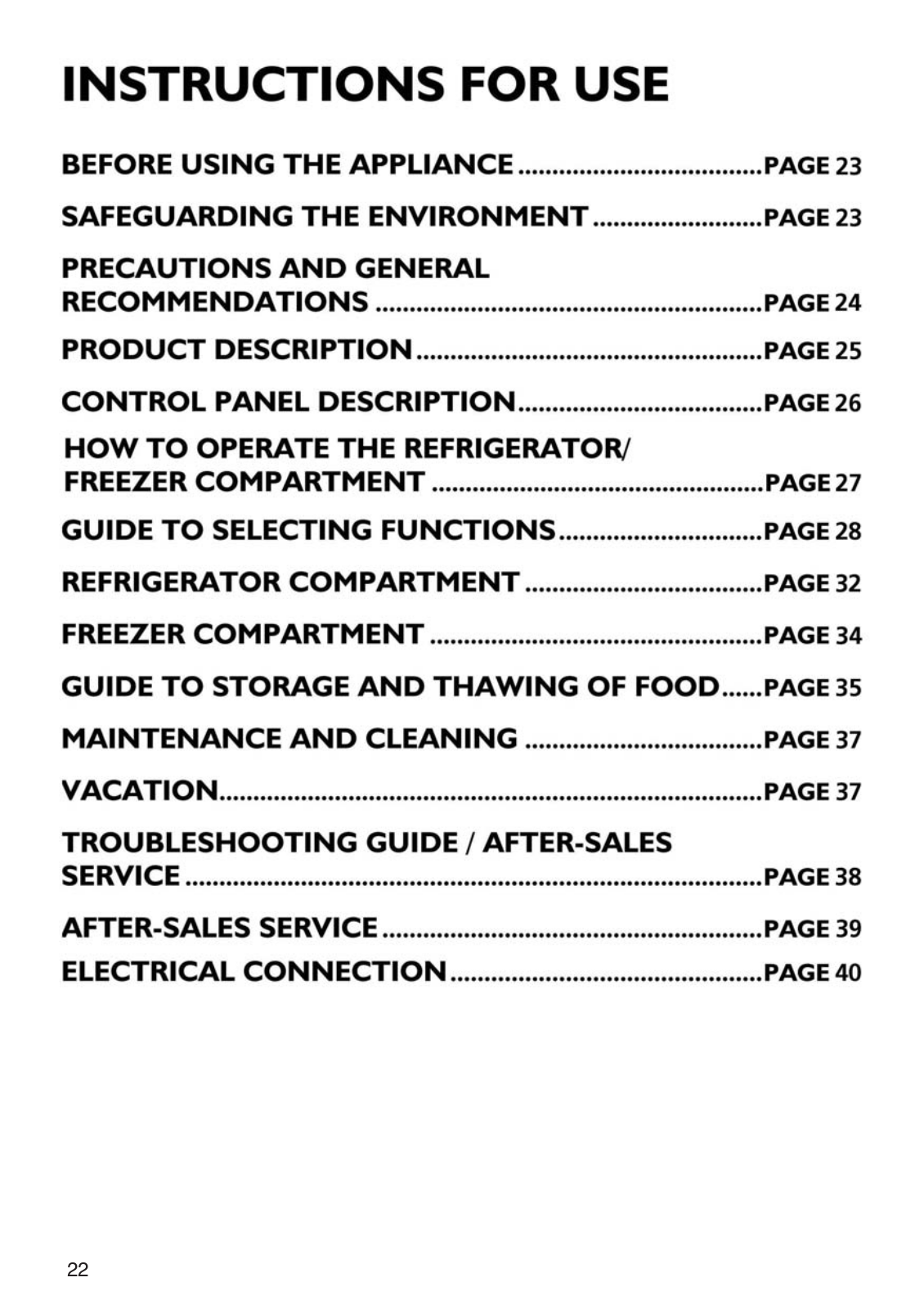 Whirlpool ARC 4218/AL/A, ARC 4218/IX/A, ARC 4208 IX, ARC 4198 IX, ARC 4198 AL User Manual